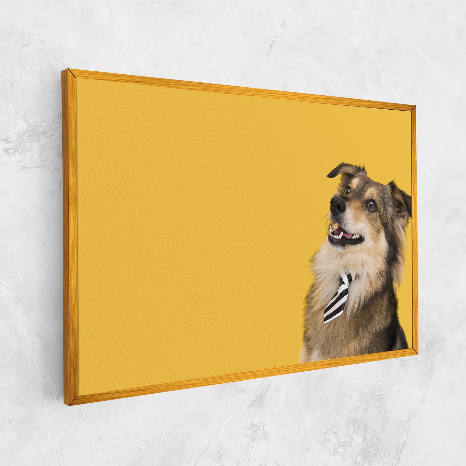 Tablou Canvas Cute Smiling Dog mockup 1
