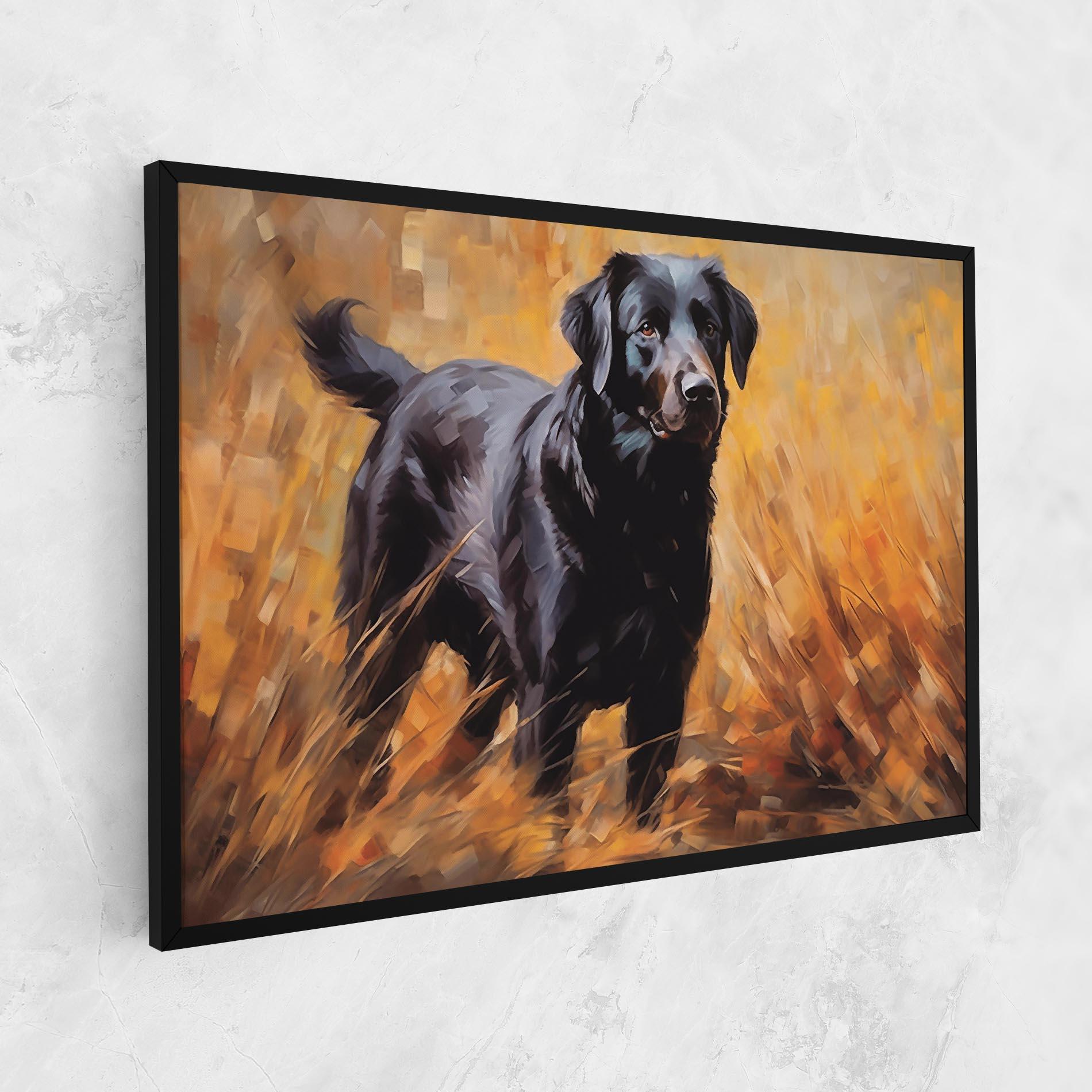Tablou Canvas Black Pretty Dog mockup 1