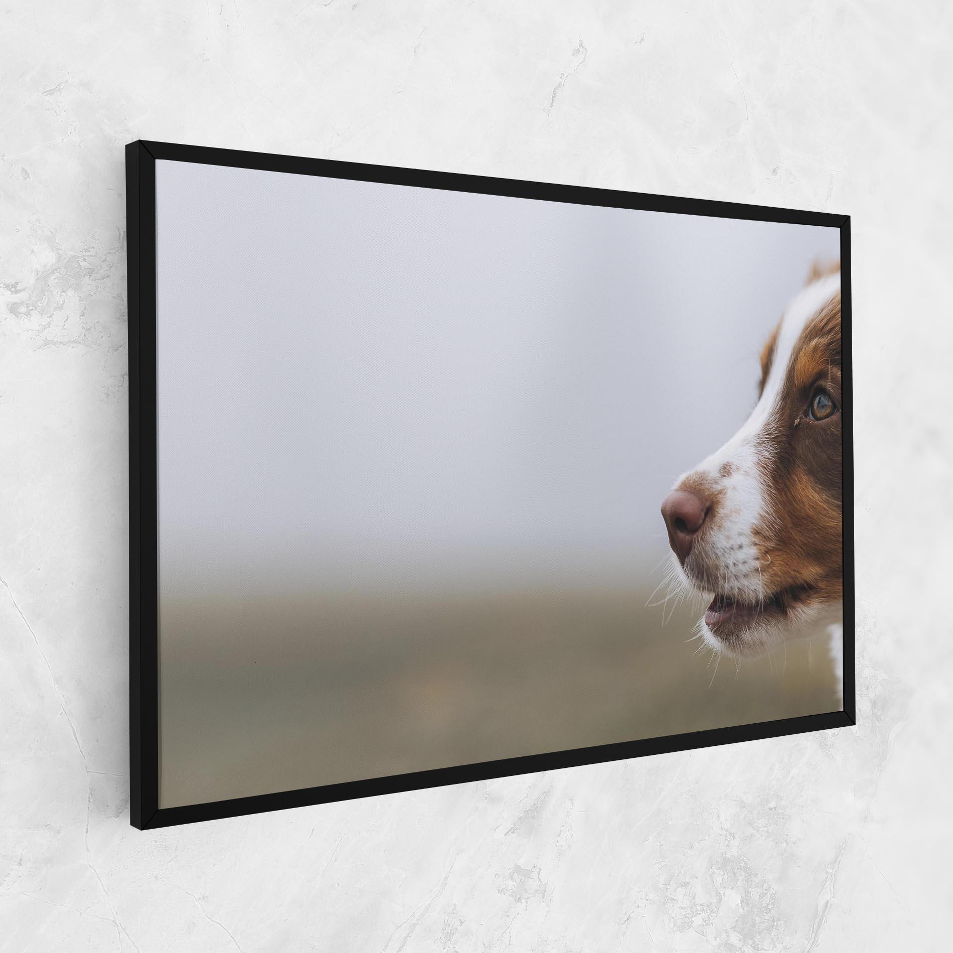 Tablou Canvas Brown White Dog mockup 1