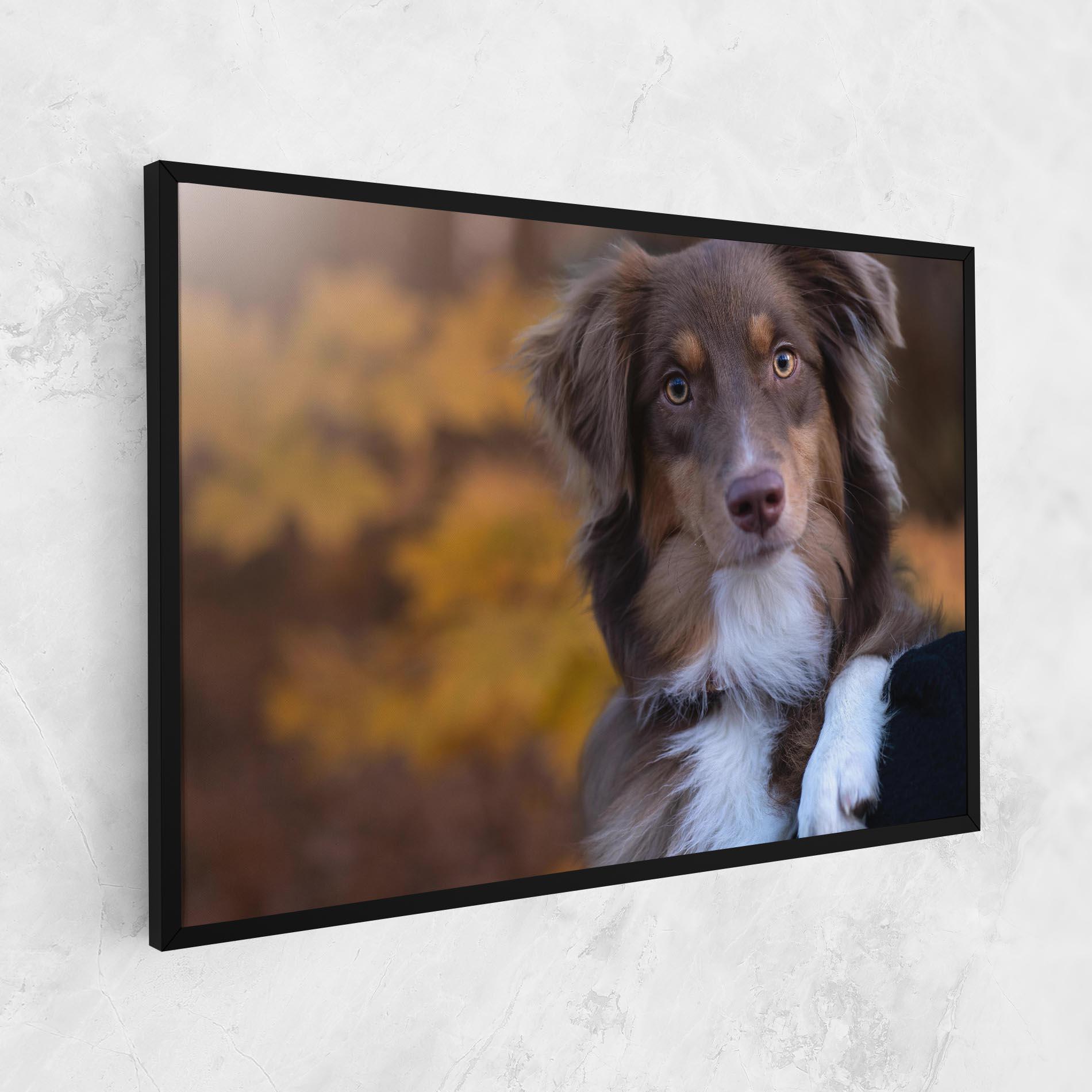 Tablou Canvas Coffee Brown Dog mockup 1