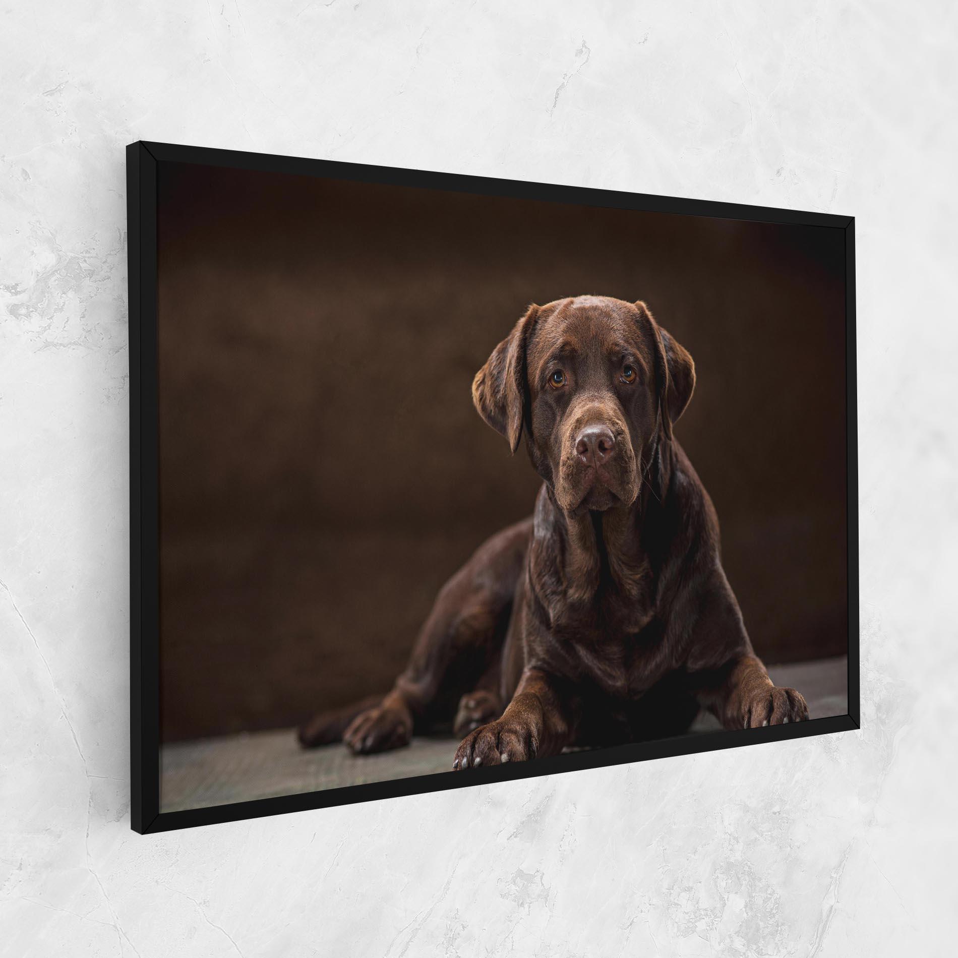 Tablou Canvas Cute Brown Labrador mockup 1