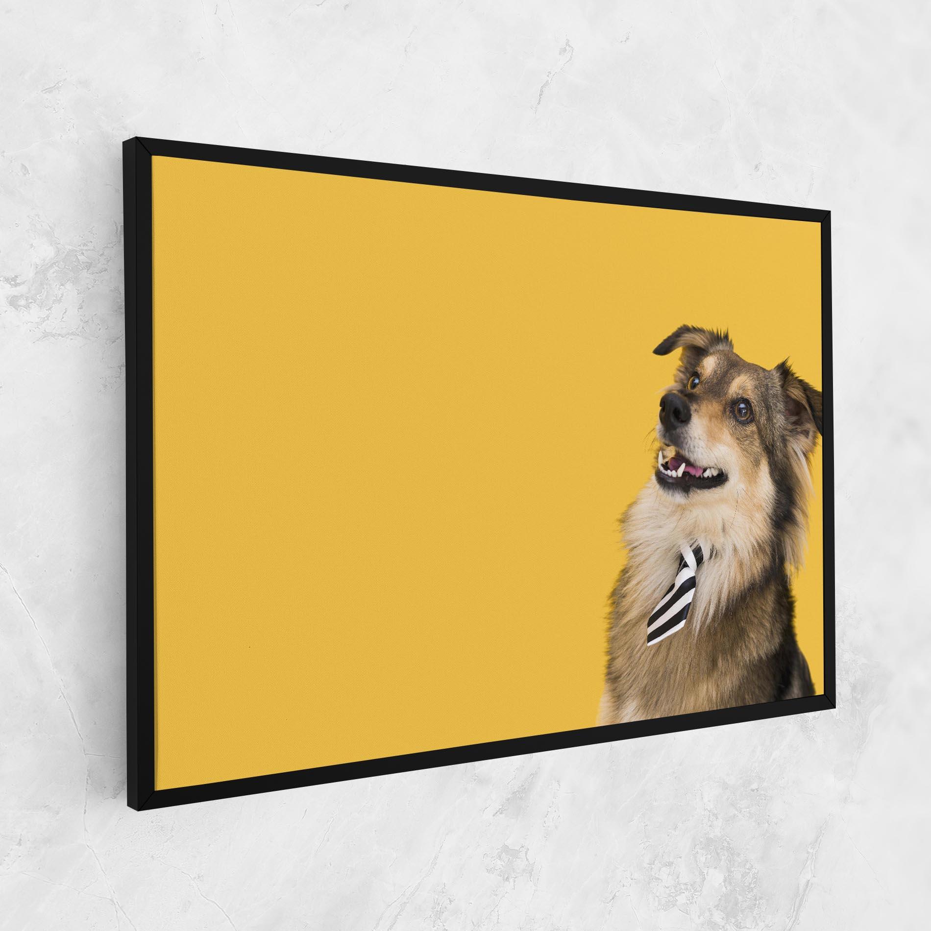 Tablou Canvas Cute Smiling Dog mockup 1