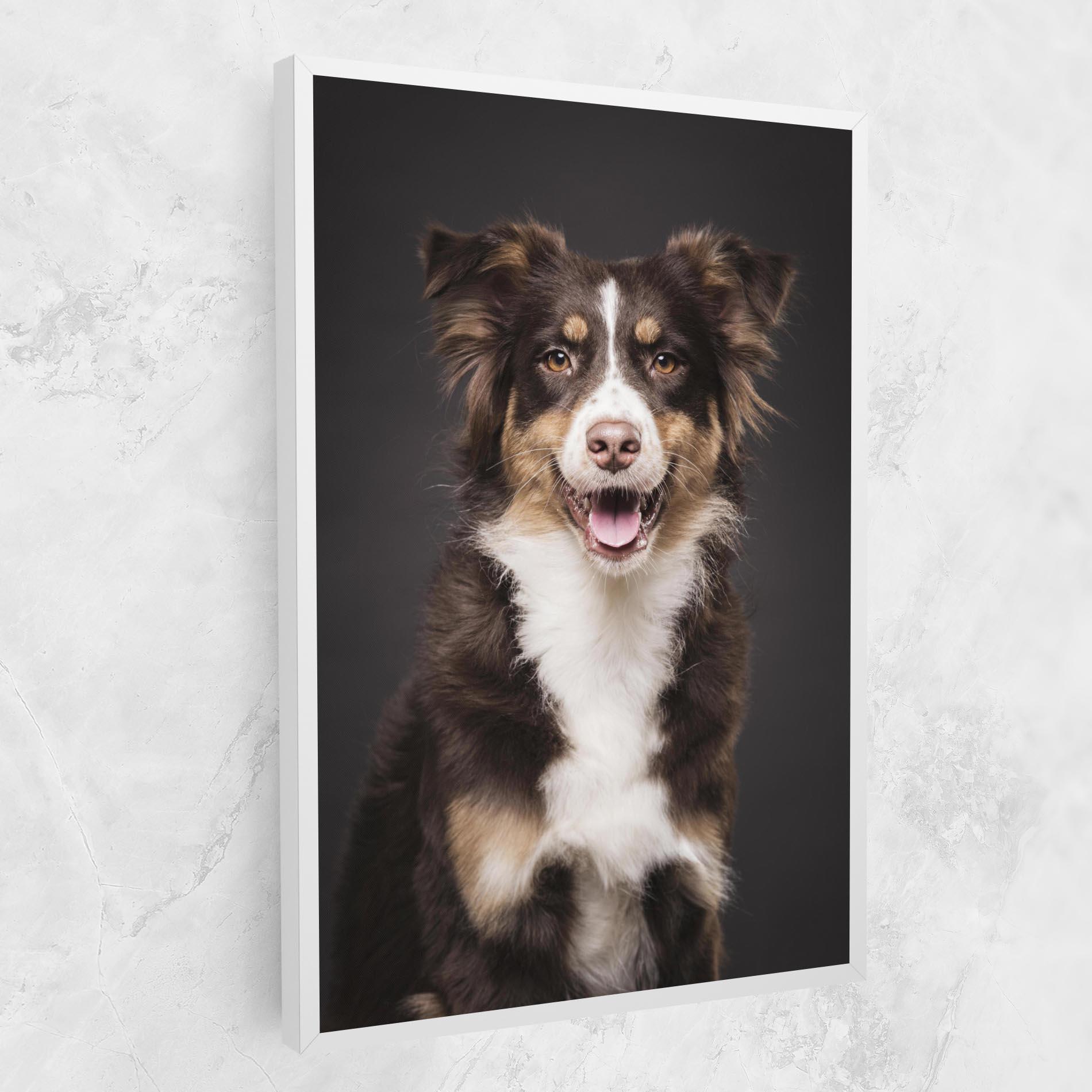 Tablou Canvas Cute Dog Sitting mockup 1
