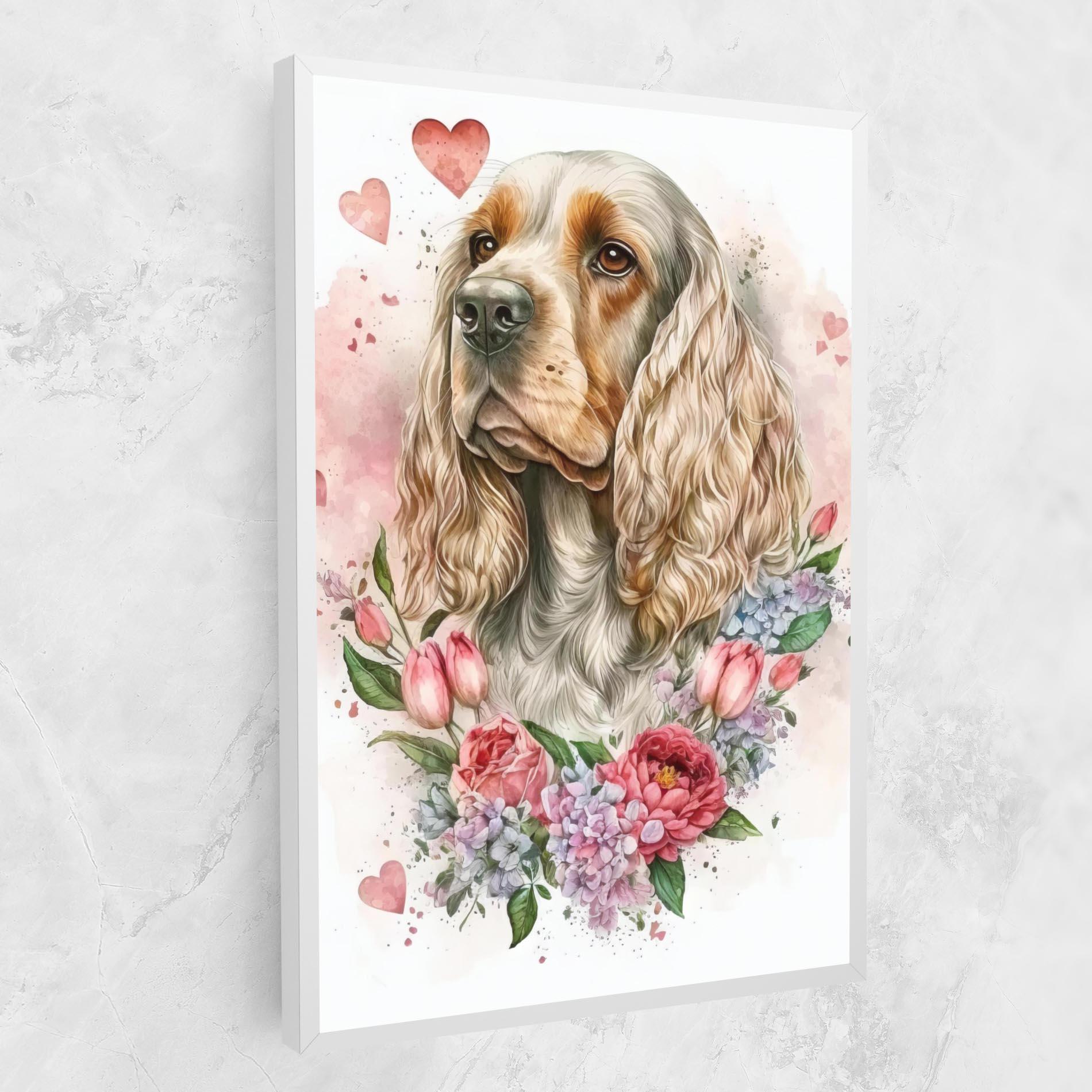 Tablou Canvas Cute Little Cocker mockup 1