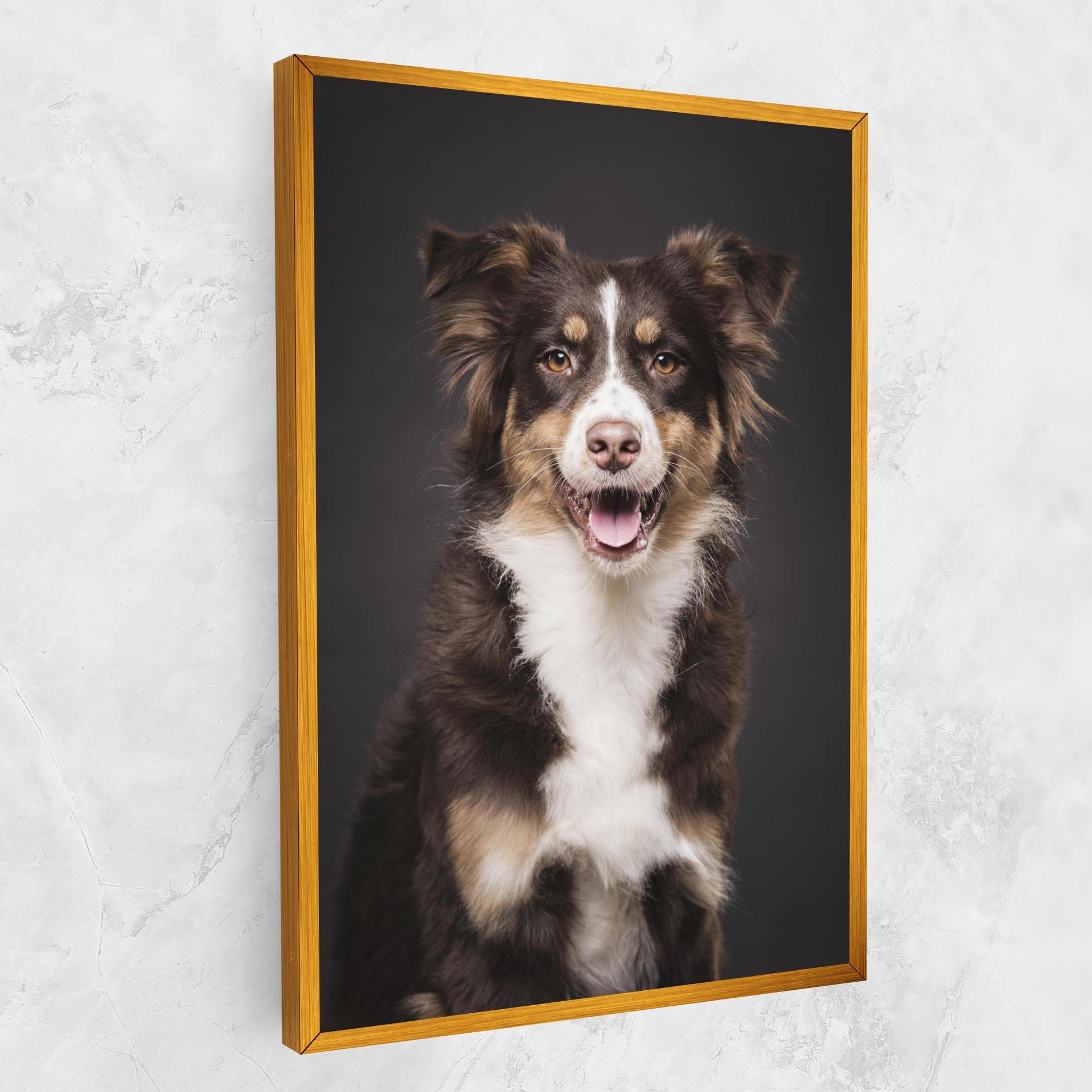 Tablou Canvas Cute Dog Sitting mockup 1