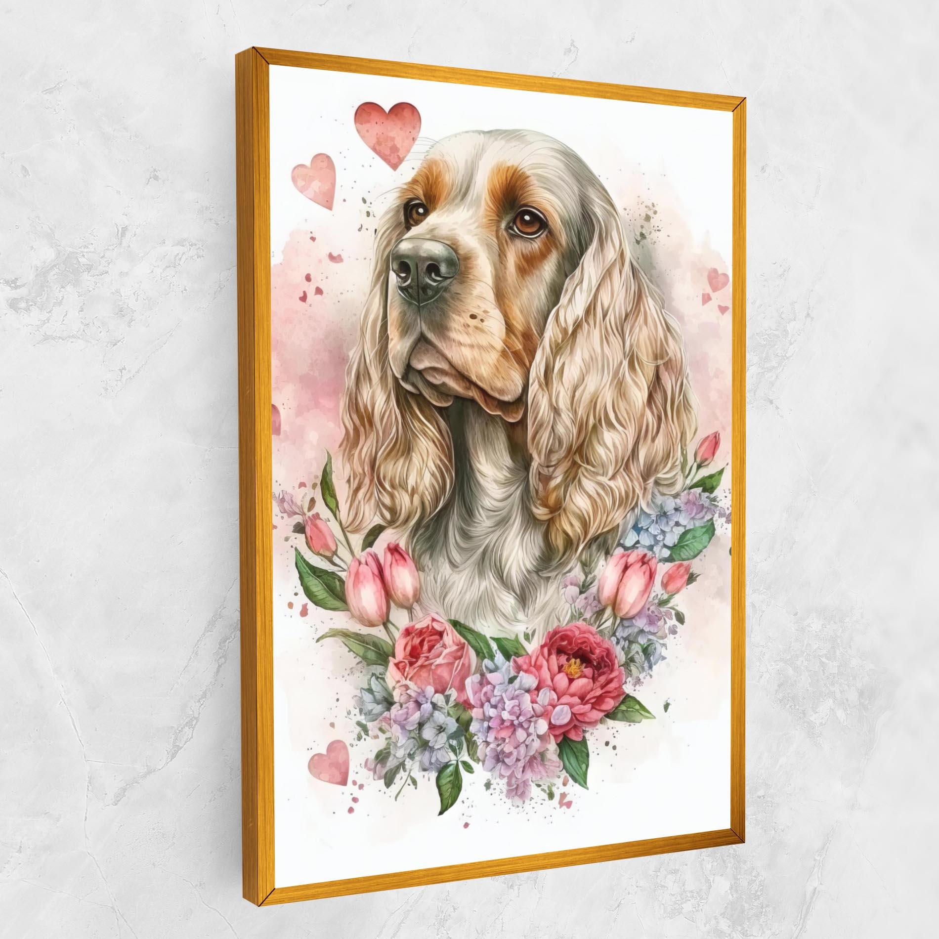 Tablou Canvas Cute Little Cocker mockup 1