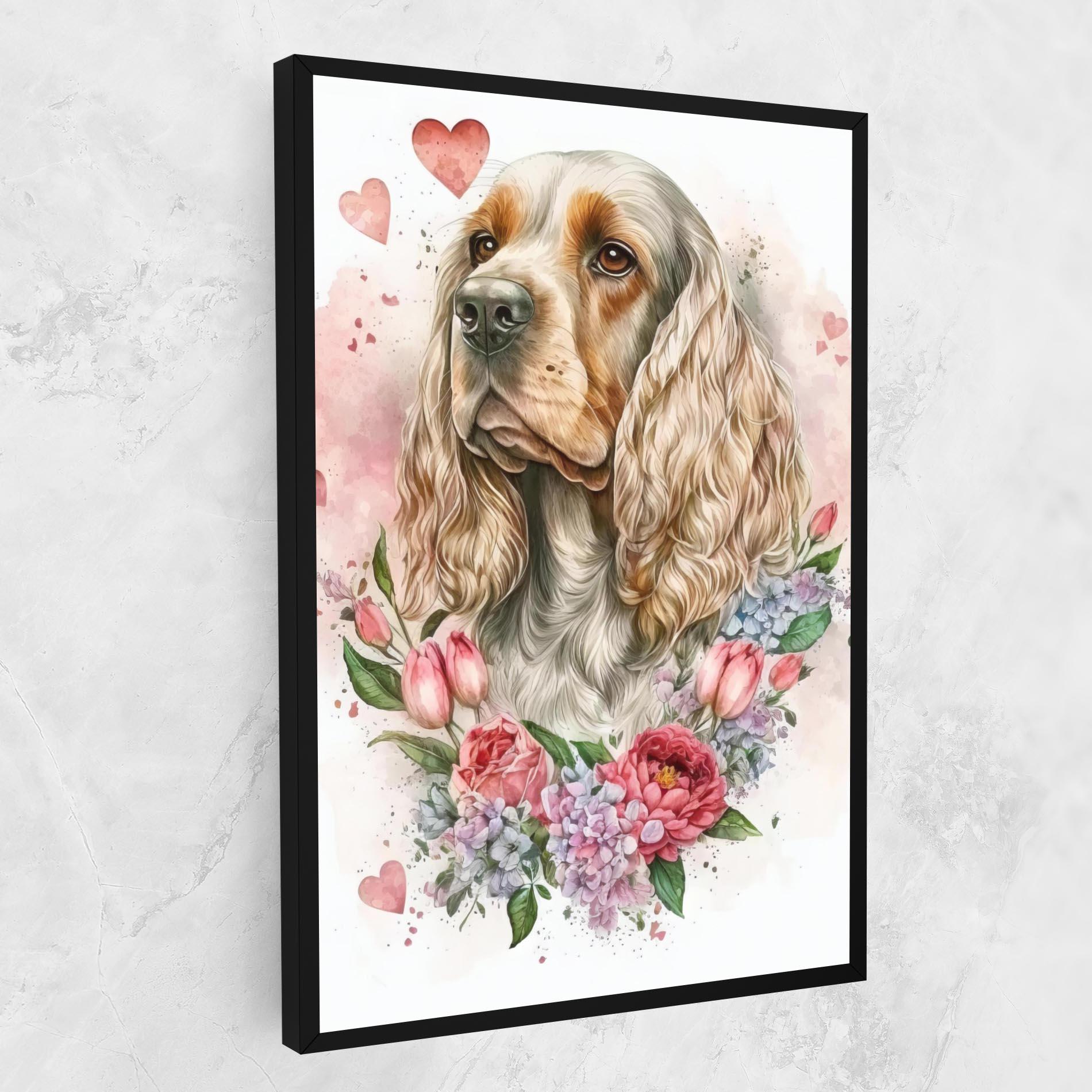 Tablou Canvas Cute Little Cocker mockup 1