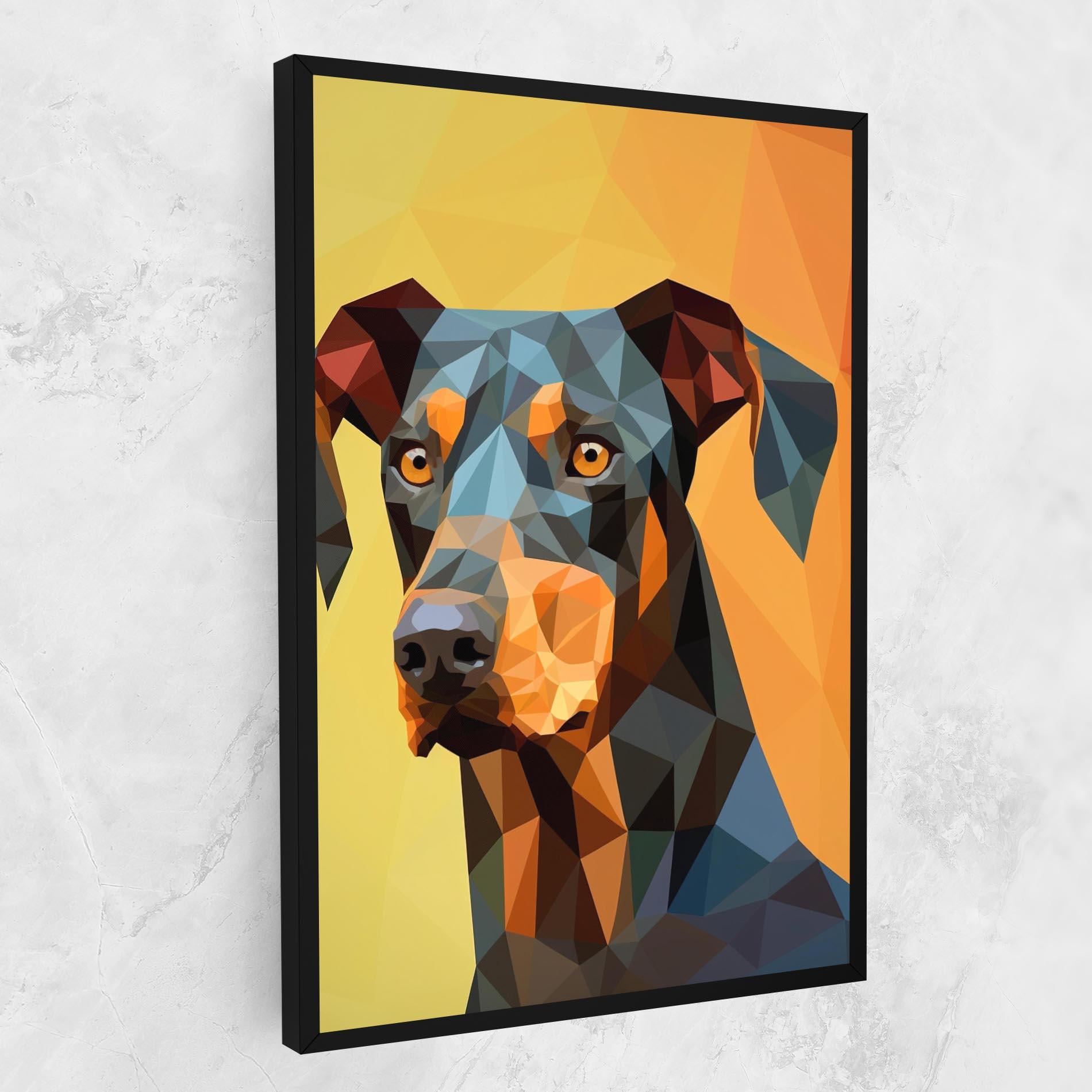 Tablou Canvas Digital Art Dog mockup 1