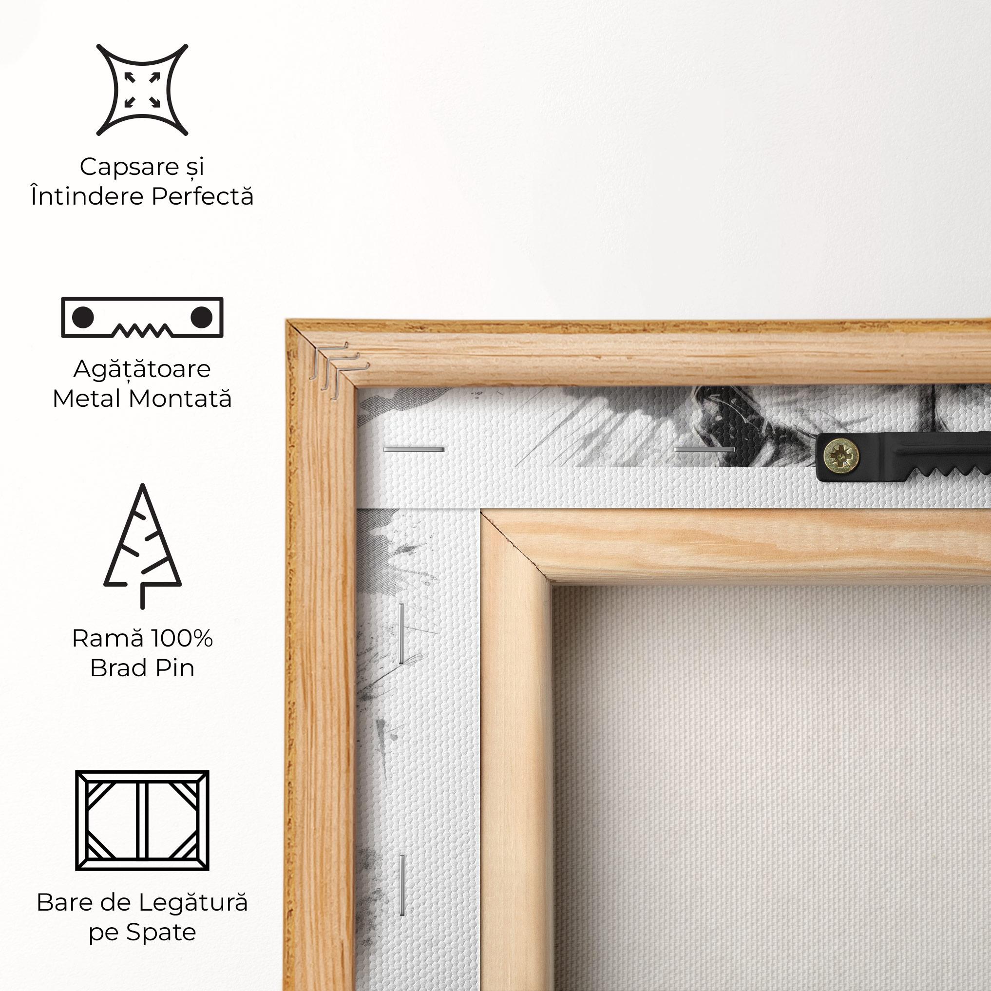 Tablou Canvas Angry Dog Jump mockup 5