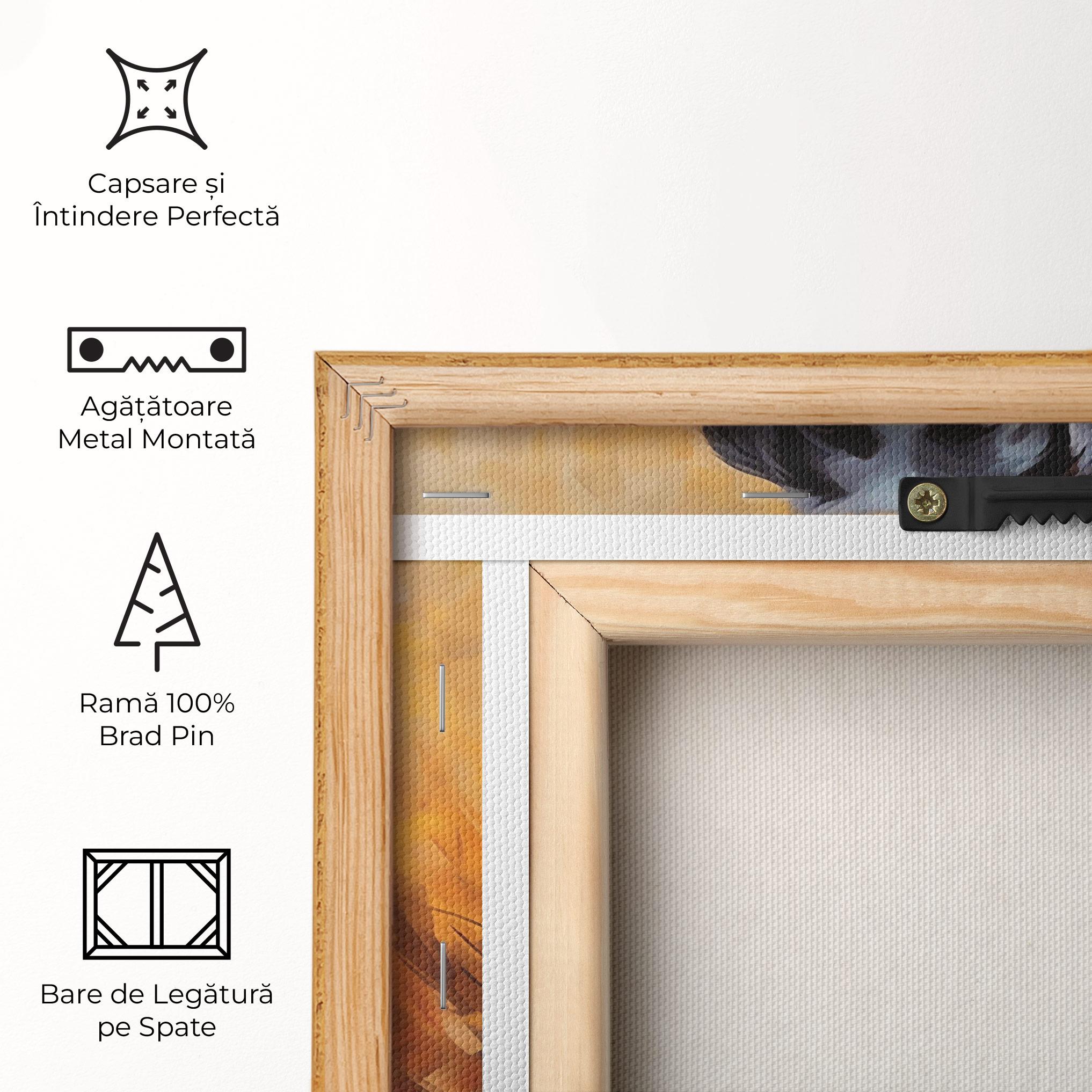 Tablou Canvas Black Pretty Dog mockup 5