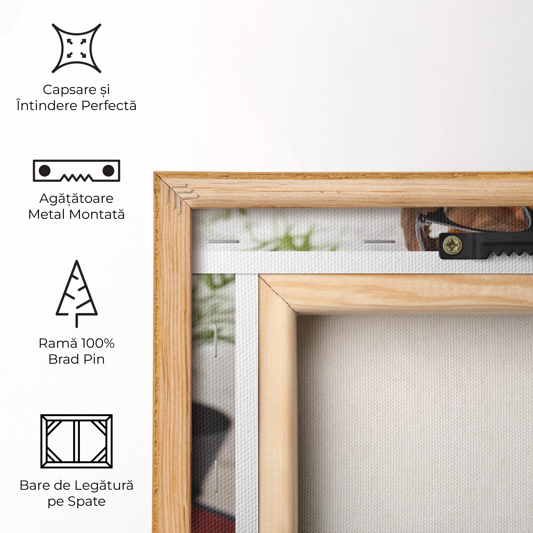 Tablou Canvas Books Cute Dog mockup 5