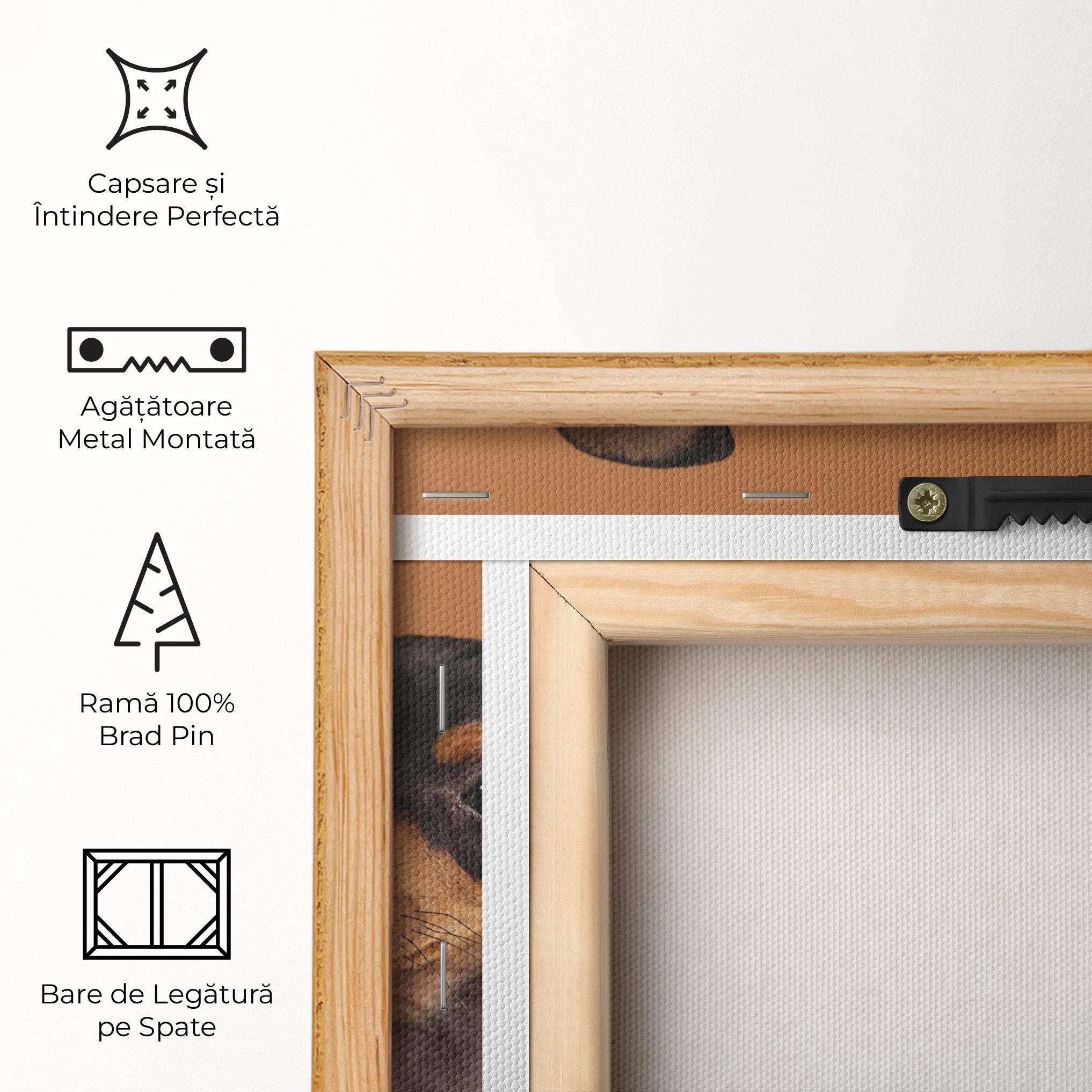 Tablou Canvas Cute Dog Portrait mockup 5