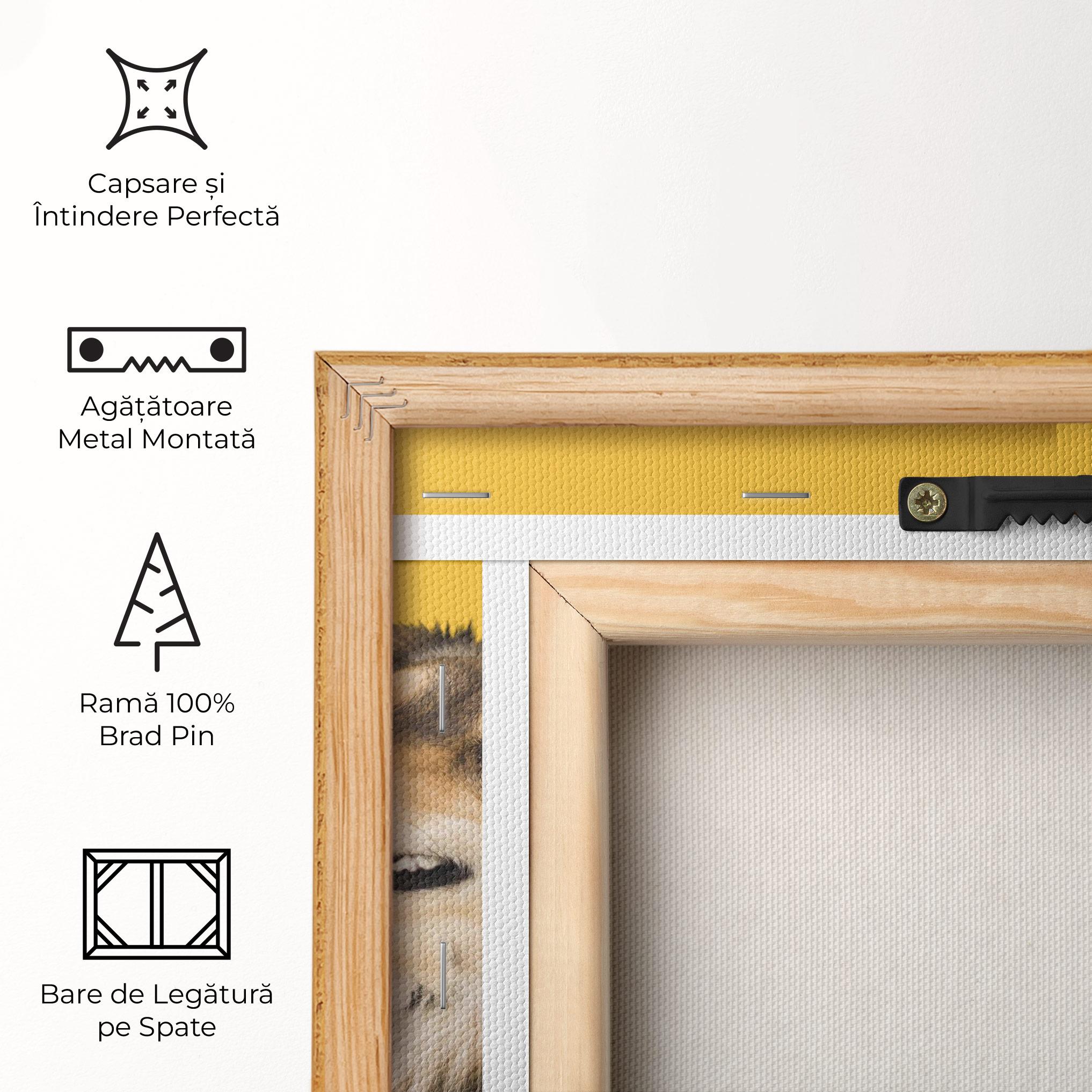 Tablou Canvas Cute Smiling Dog mockup 5