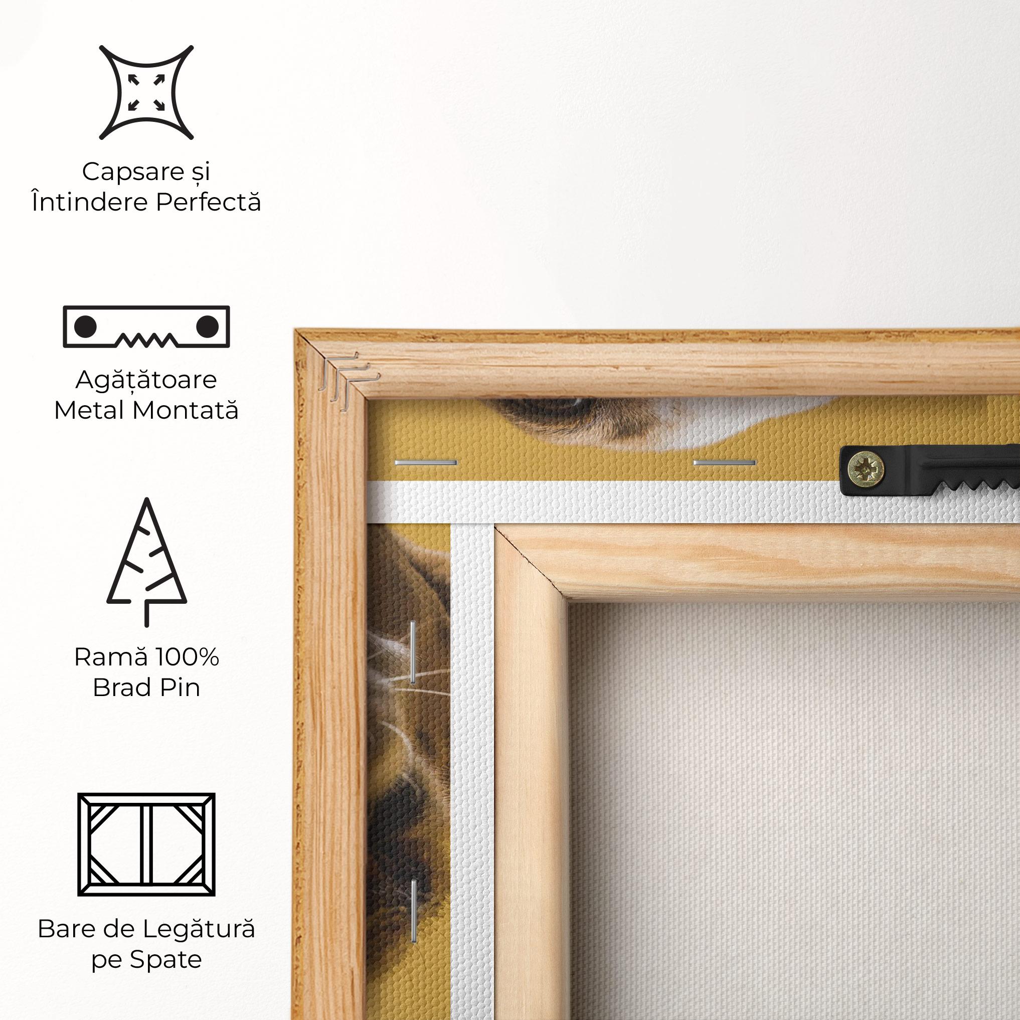 Tablou Canvas Dog Eating Bone mockup 5