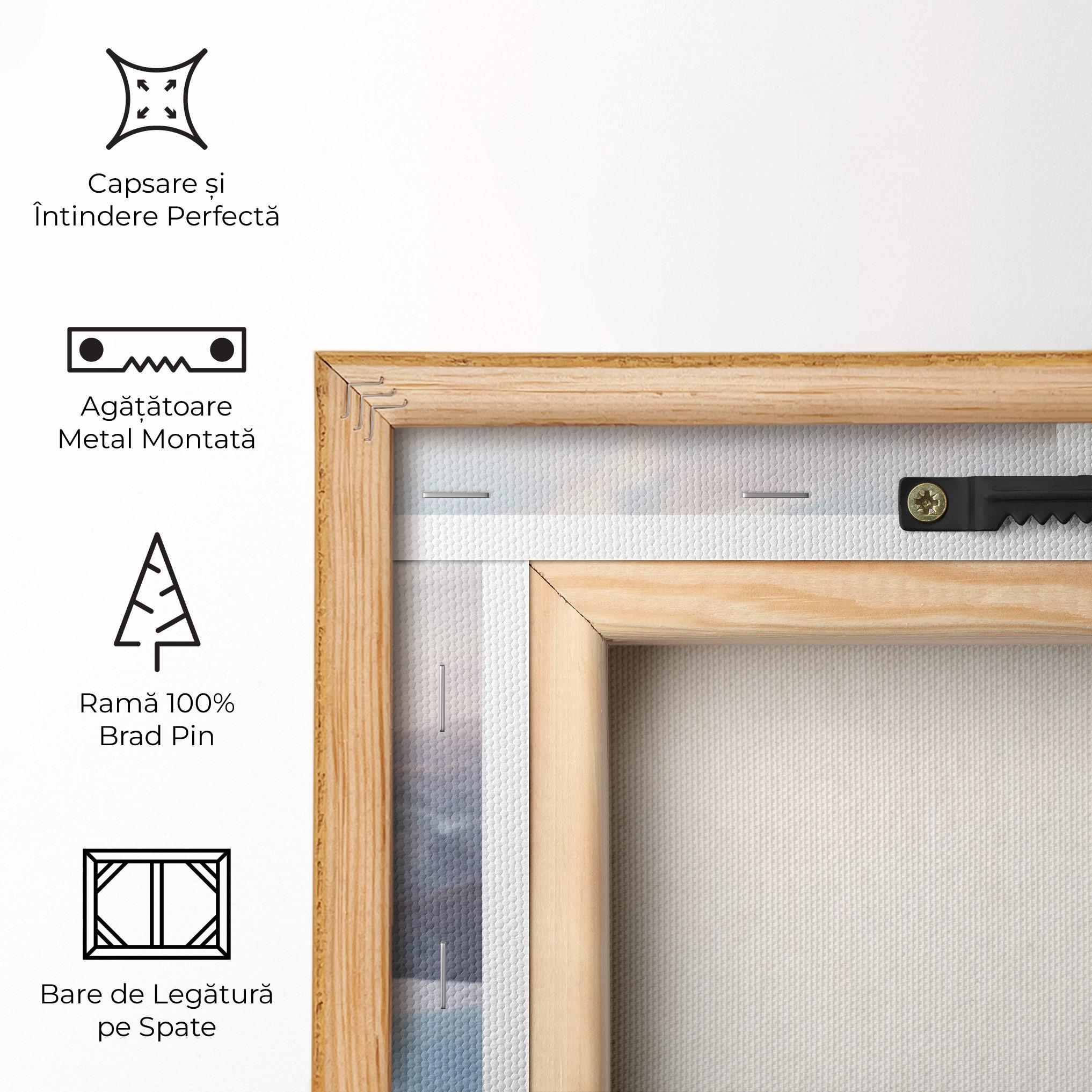 Tablou Canvas White Husky mockup 5