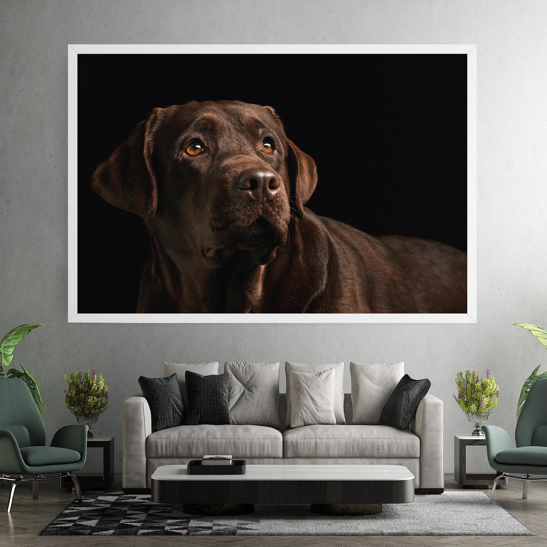 Tablou Canvas Brown Labrador mockup 7