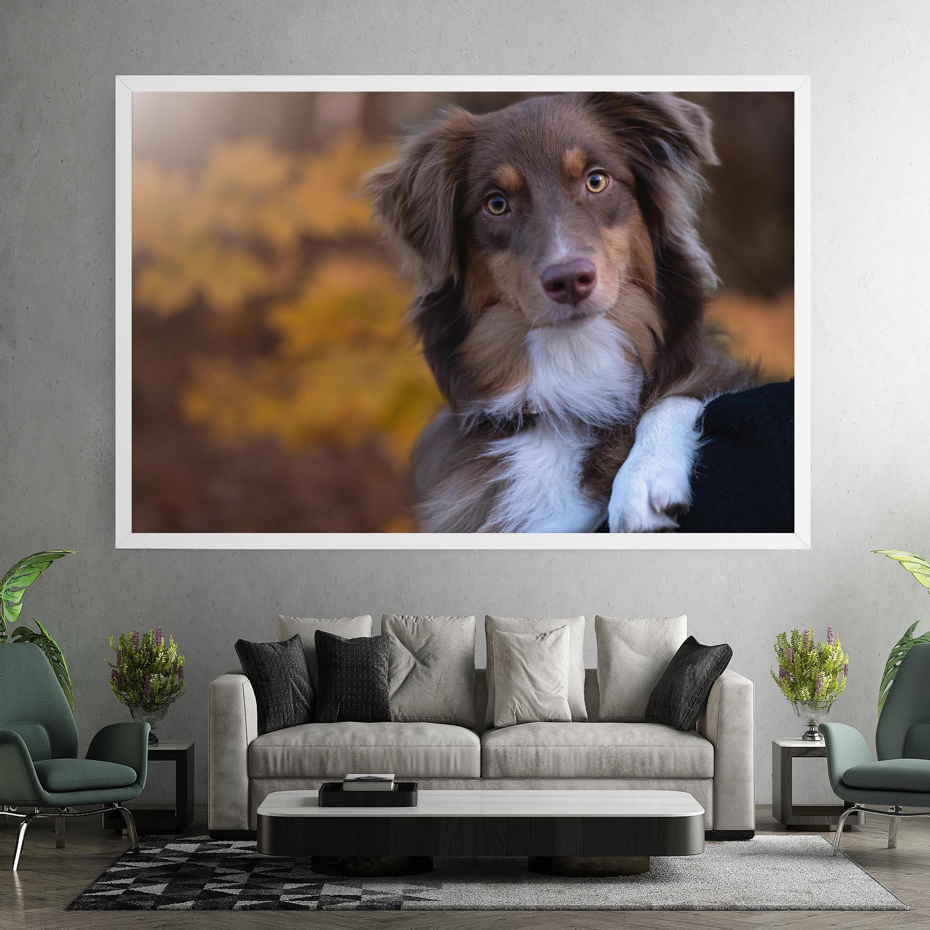 Tablou Canvas Coffee Brown Dog mockup 7