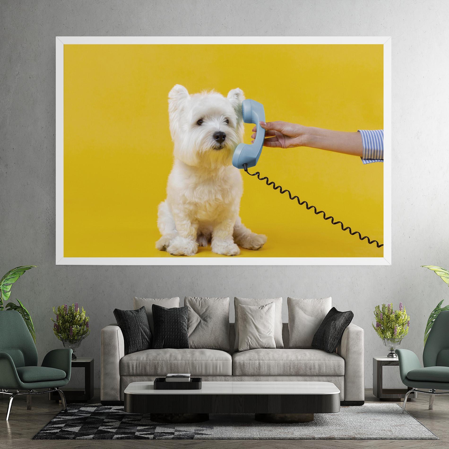 Tablou Canvas Cute Little Dog mockup 7