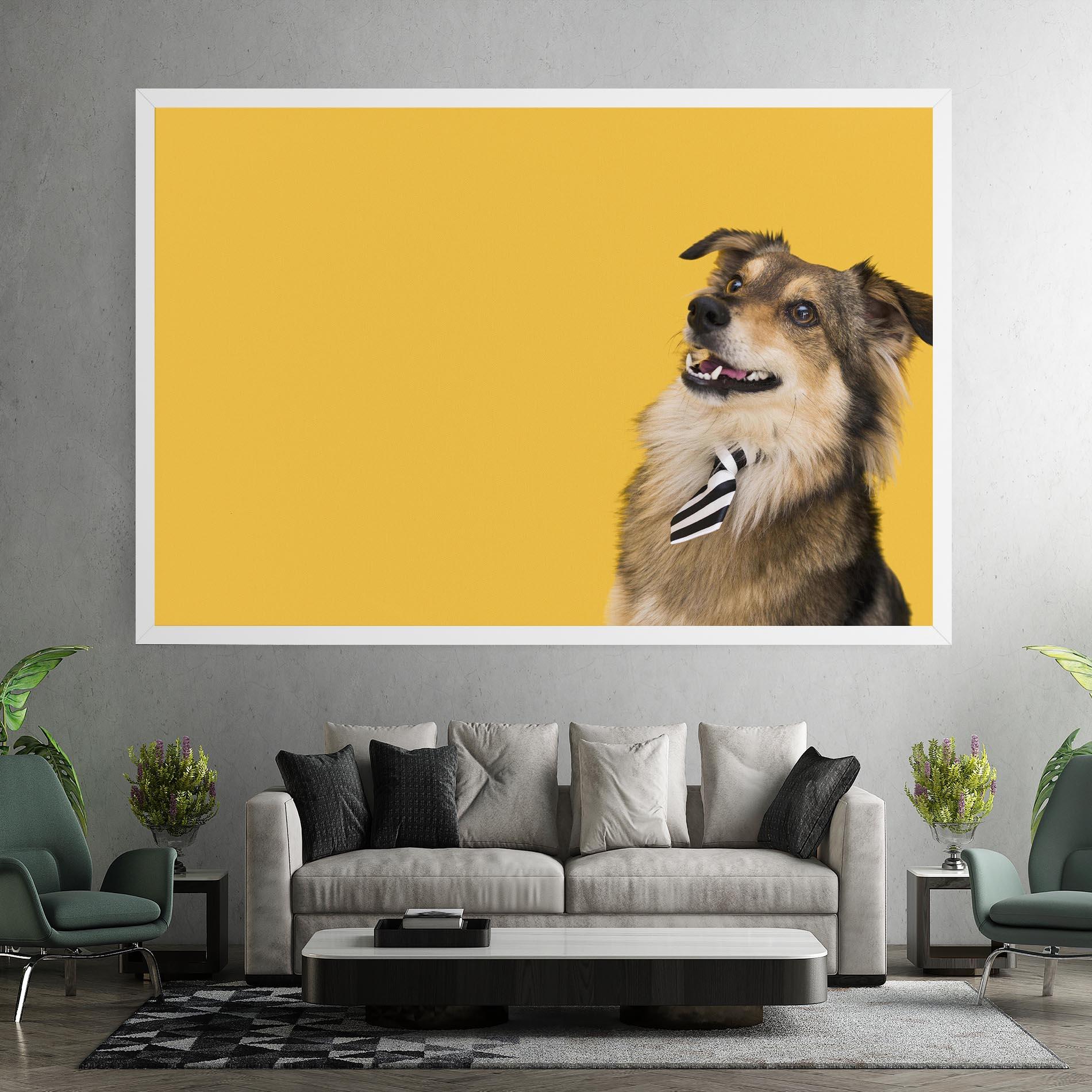 Tablou Canvas Cute Smiling Dog mockup 7