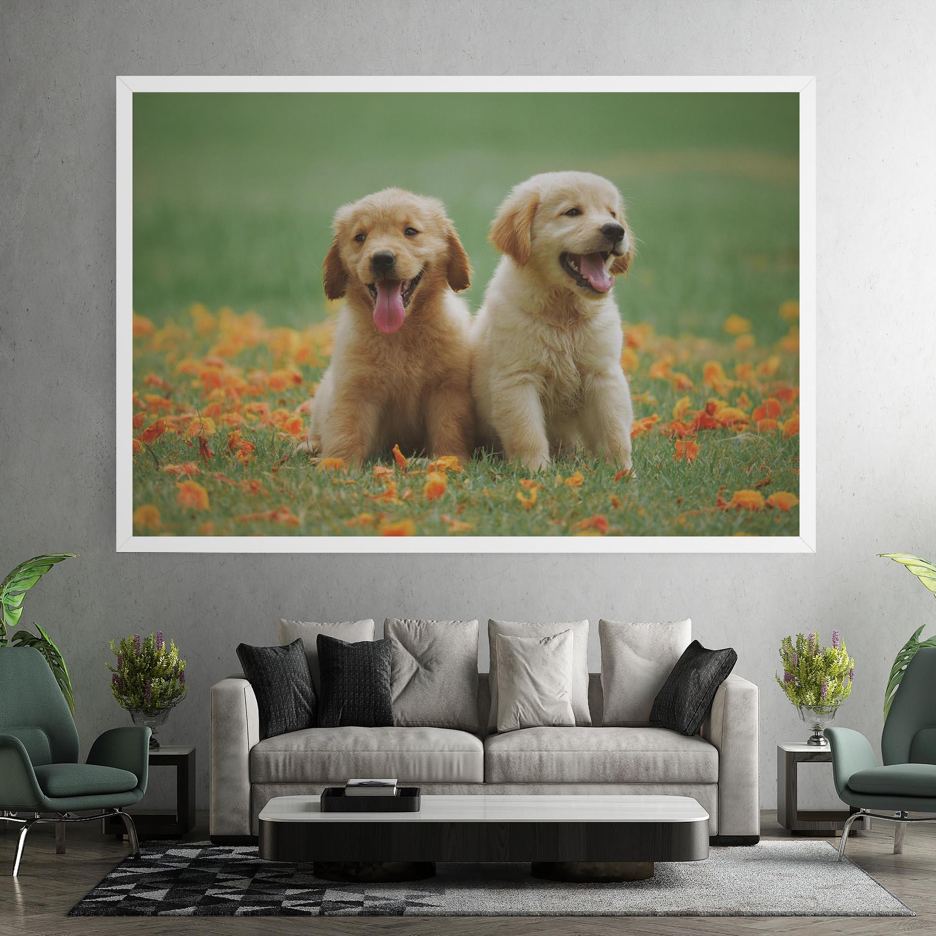 Tablou Canvas Happy Dogs mockup 7