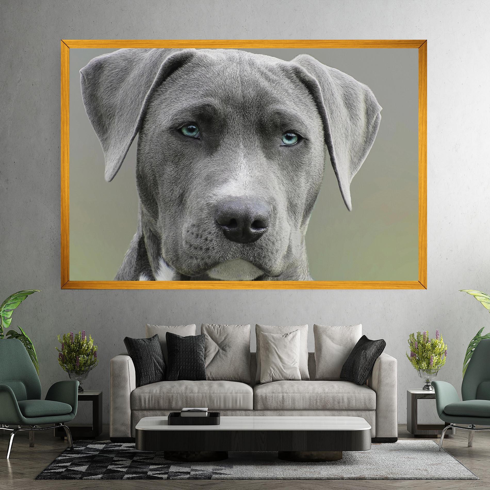 Tablou Canvas Blue Eyes Dog mockup 7