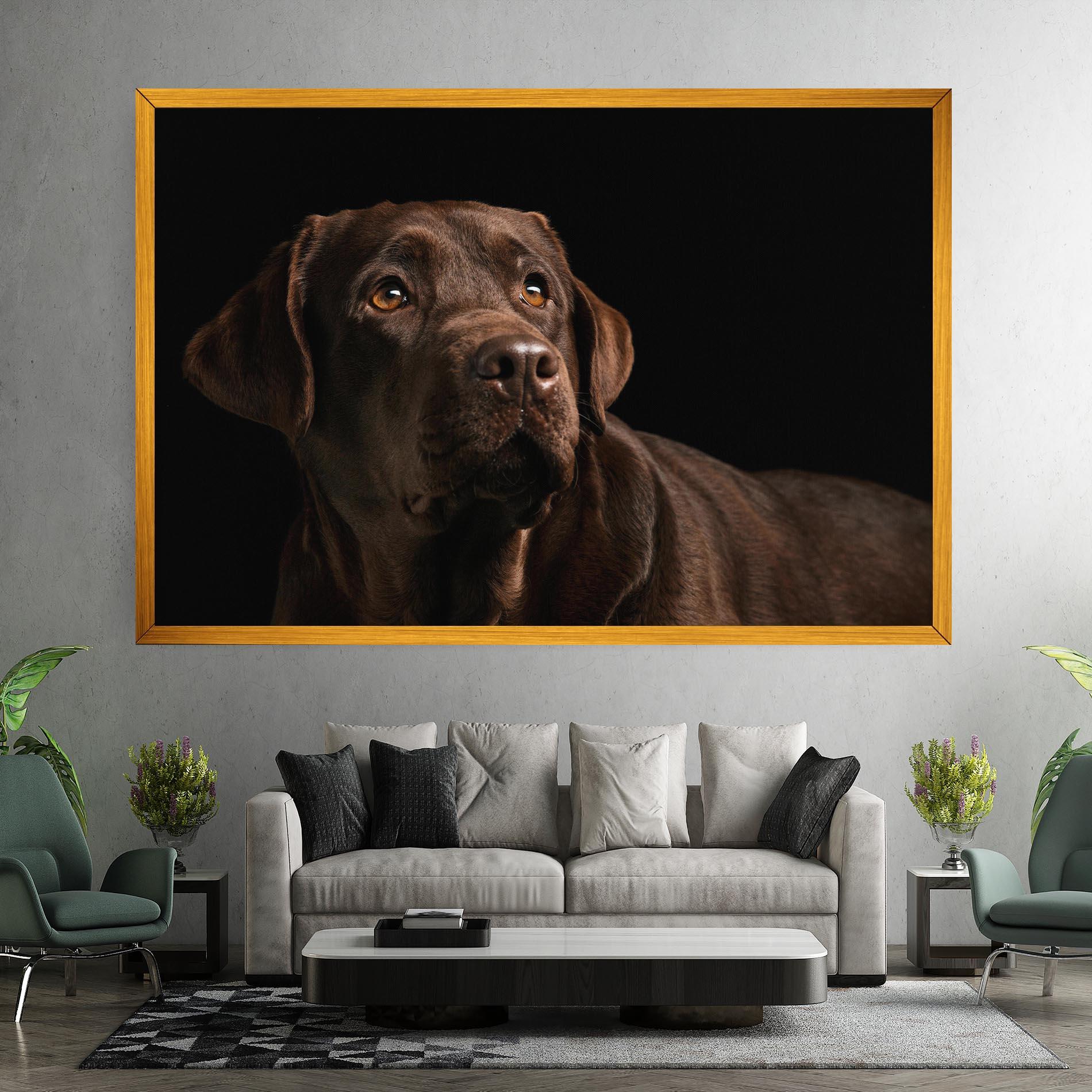 Tablou Canvas Brown Labrador mockup 7