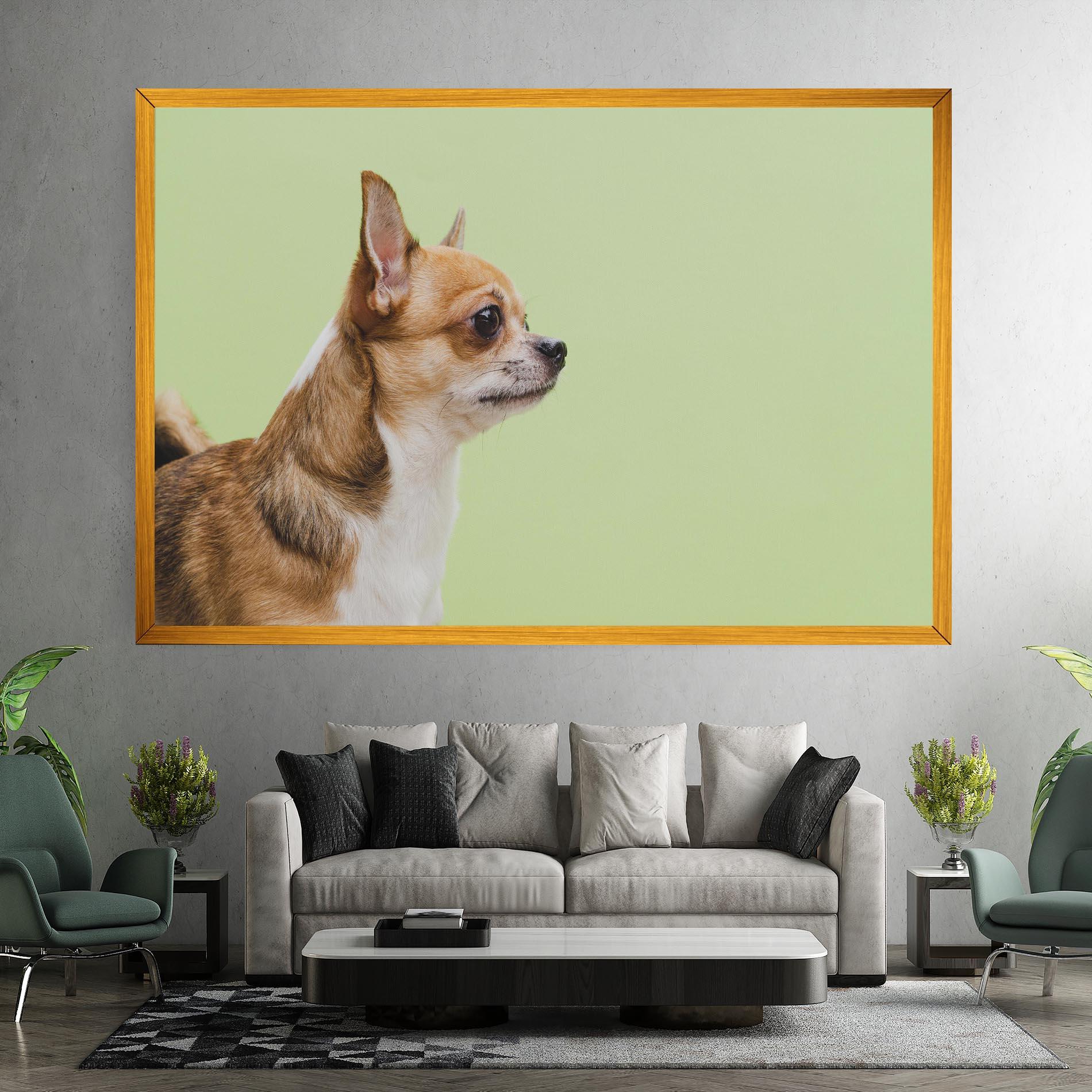 Tablou Canvas Chihuahua Dog mockup 7