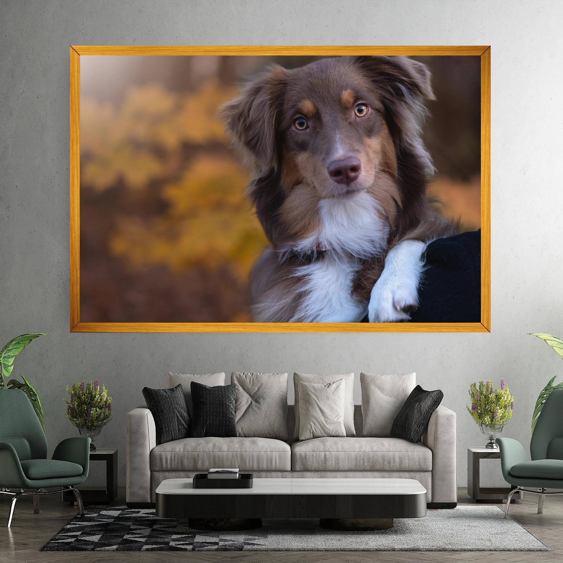Tablou Canvas Coffee Brown Dog mockup 7