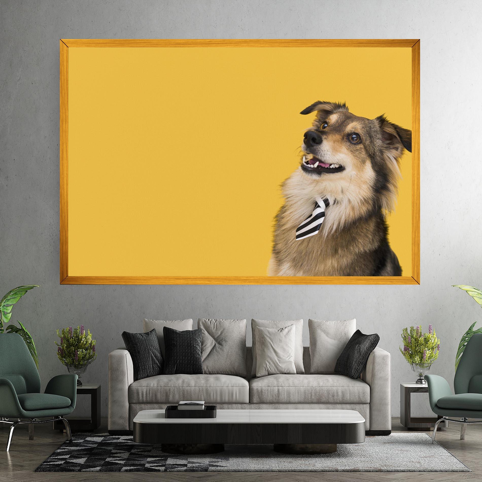 Tablou Canvas Cute Smiling Dog mockup 7