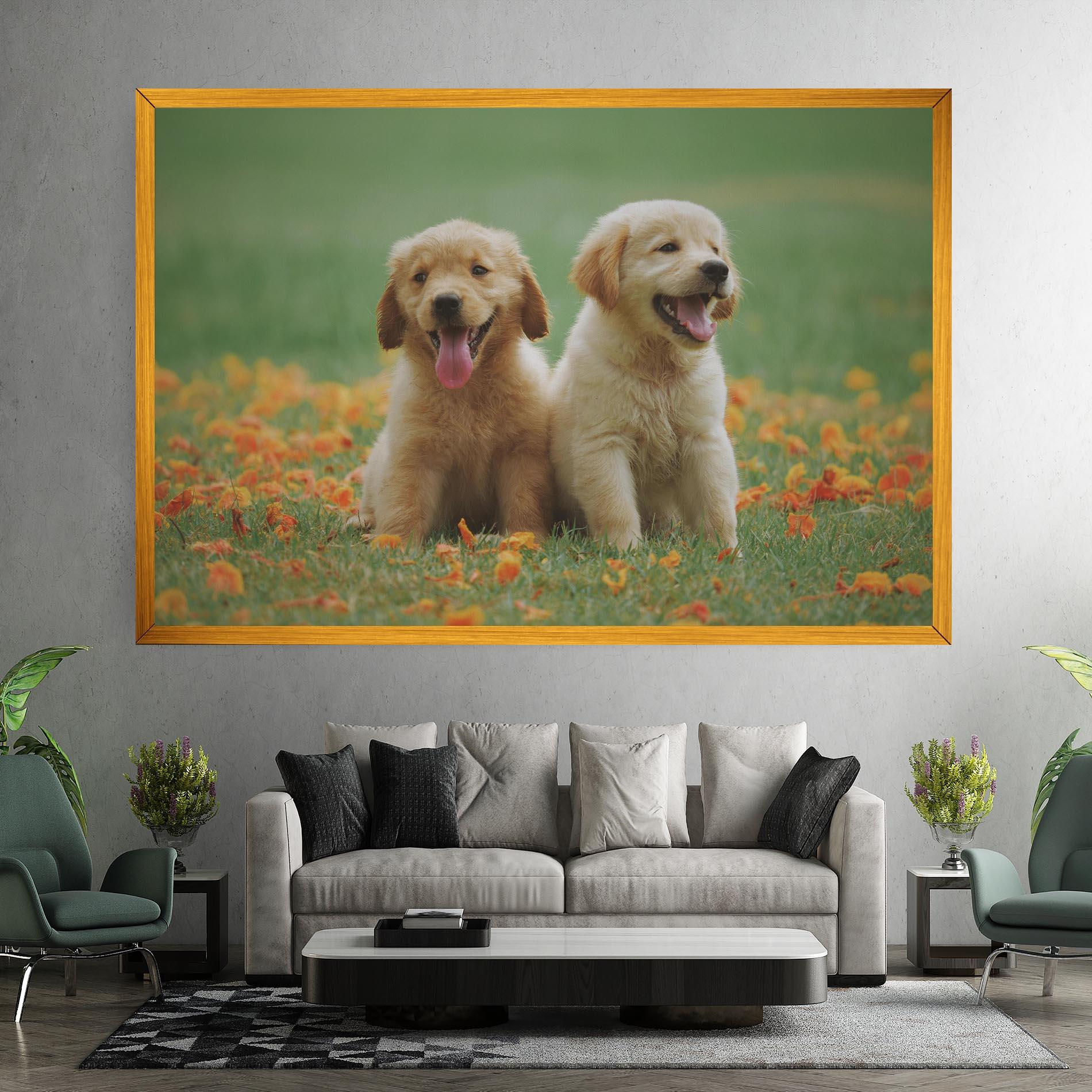 Tablou Canvas Happy Dogs mockup 7