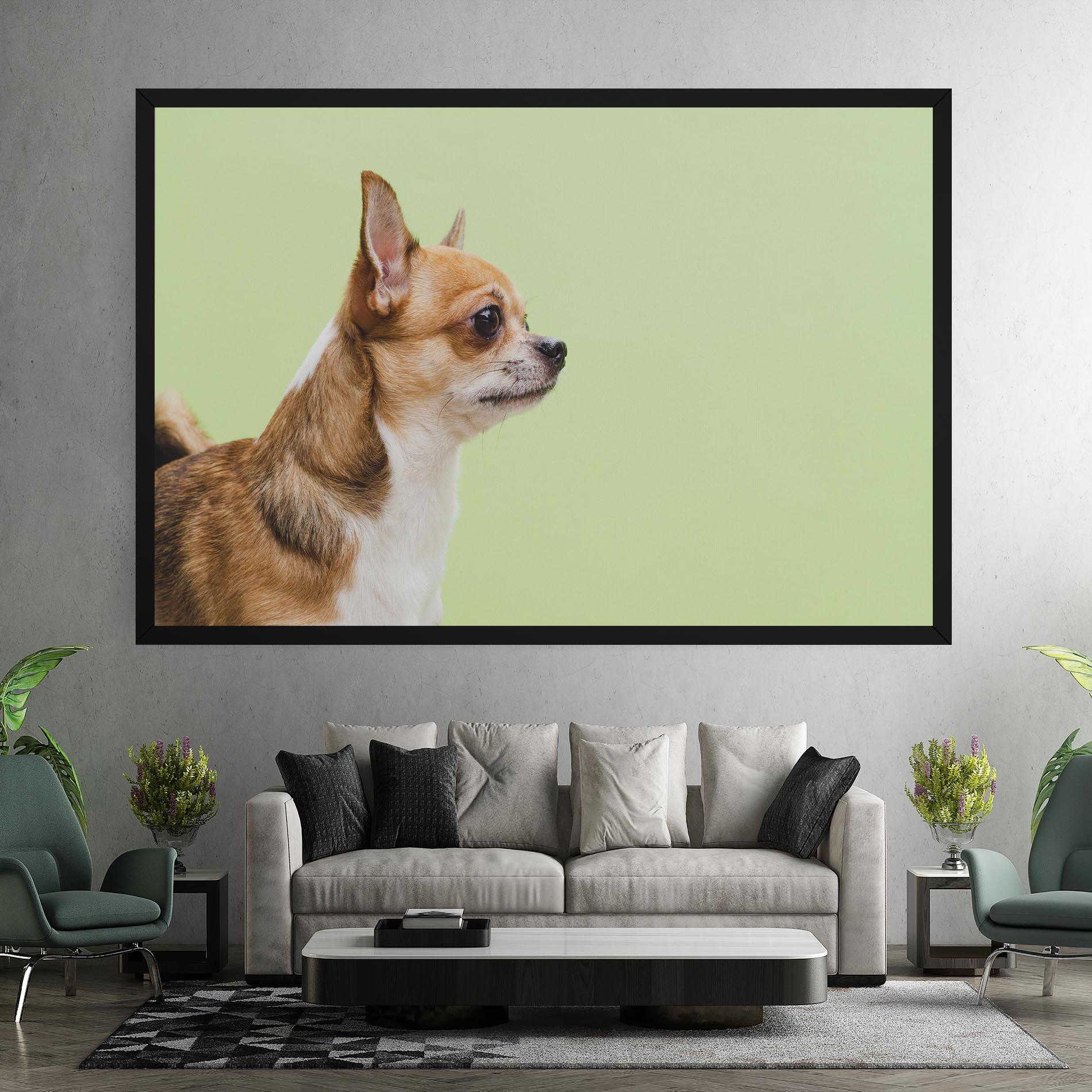Tablou Canvas Chihuahua Dog mockup 7