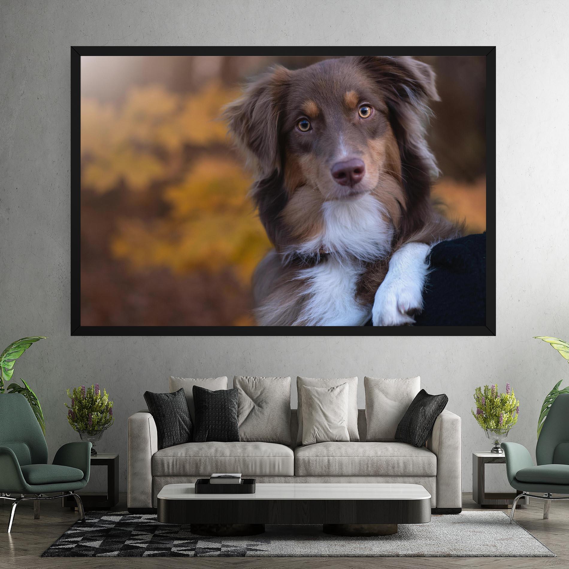 Tablou Canvas Coffee Brown Dog mockup 7