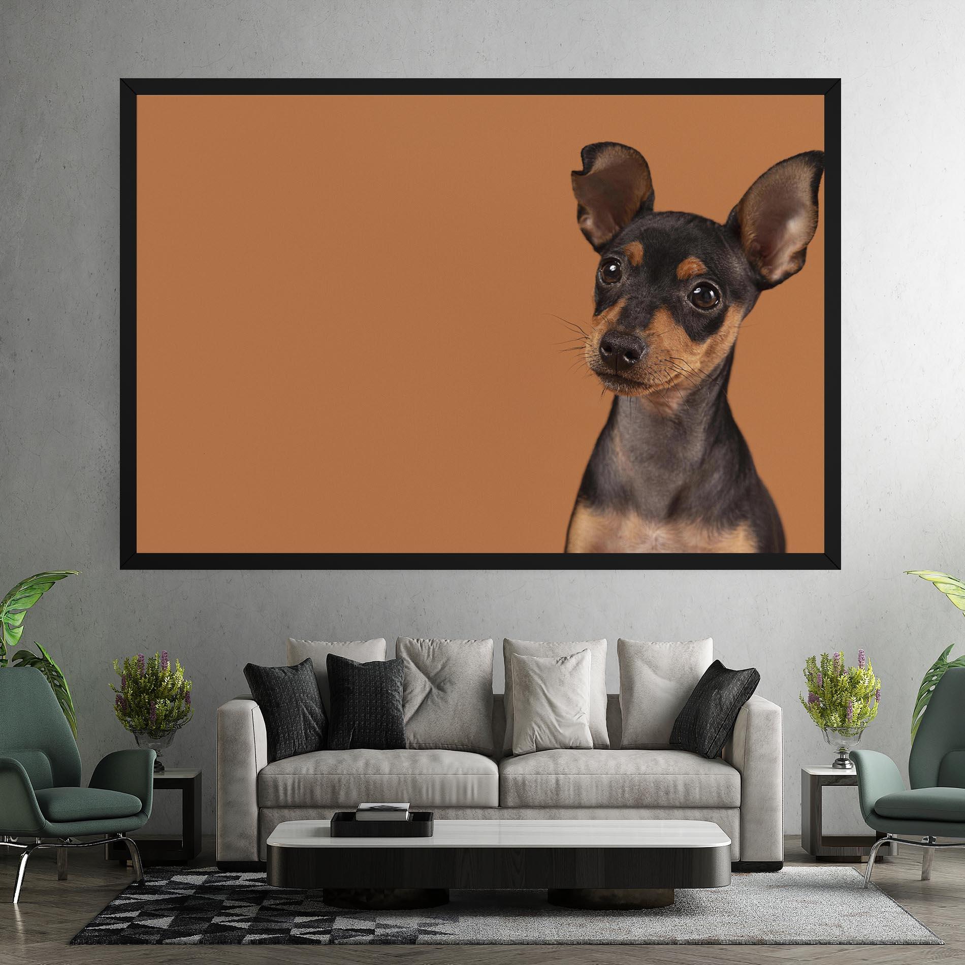 Tablou Canvas Cute Dog Portrait mockup 7