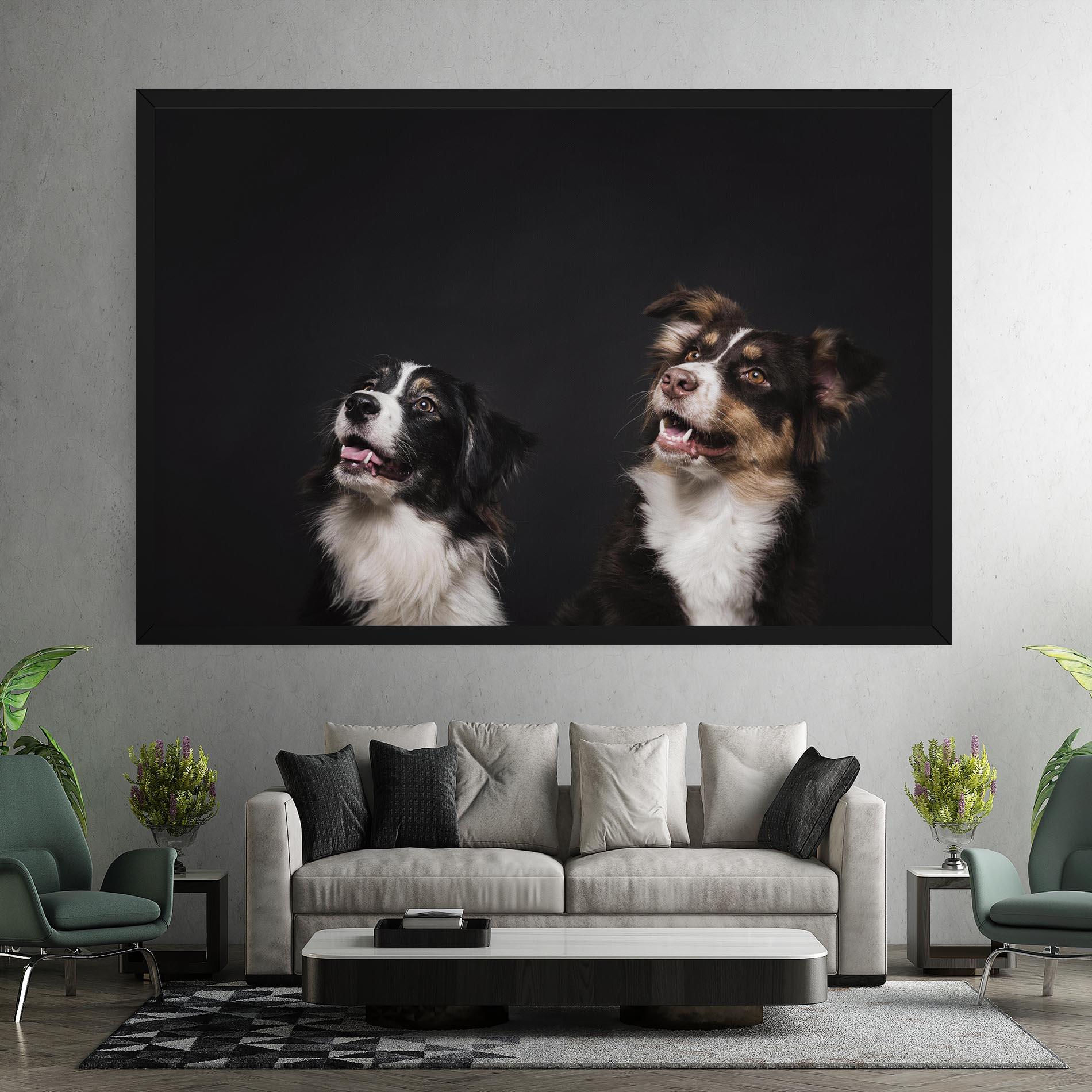 Tablou Canvas Cute Dogs Standing mockup 7