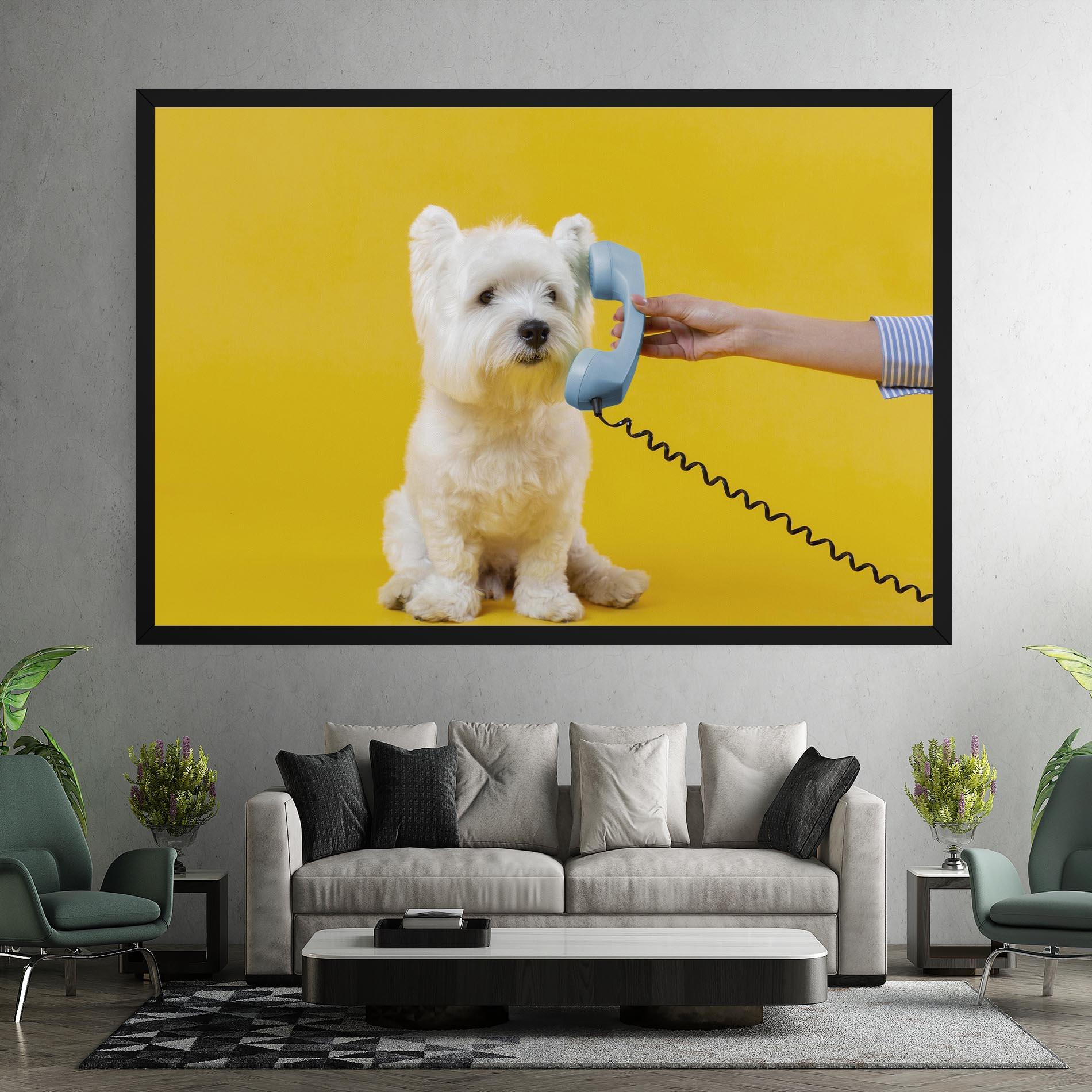 Tablou Canvas Cute Little Dog mockup 7