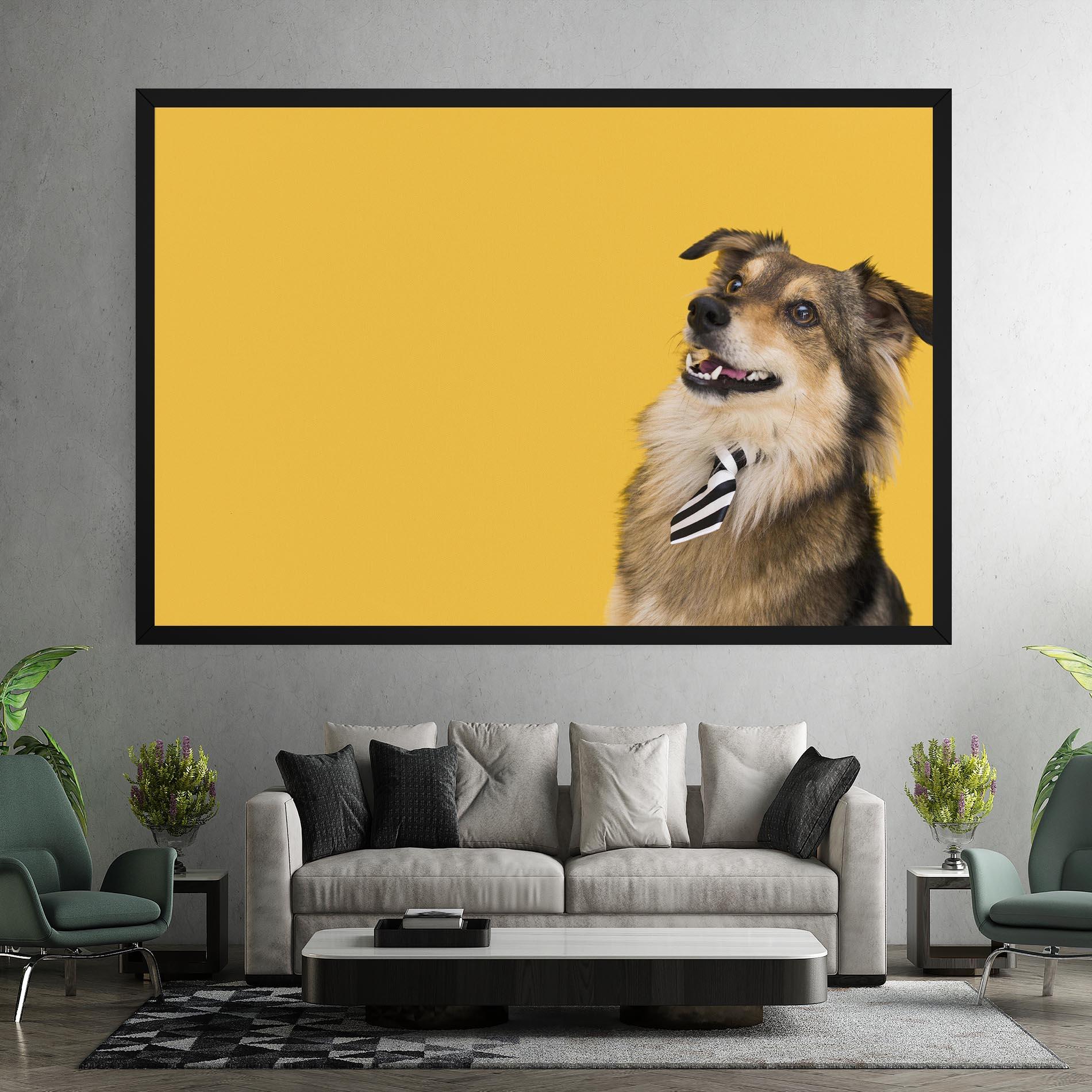 Tablou Canvas Cute Smiling Dog mockup 7