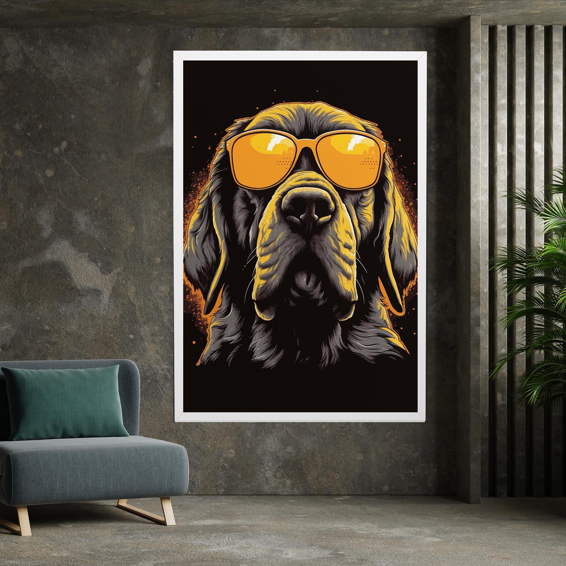 Tablou Canvas Coolest Dog mockup 7