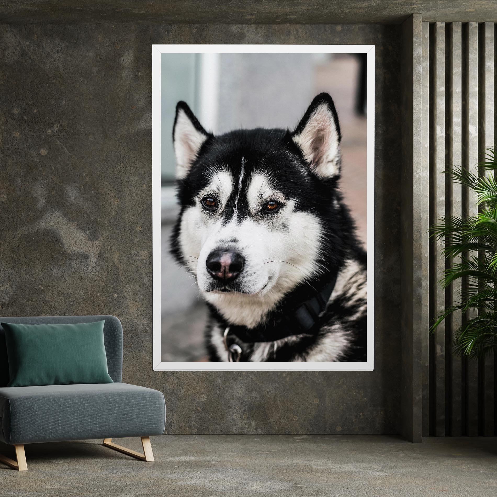 Tablou Canvas Husky Dog mockup 7