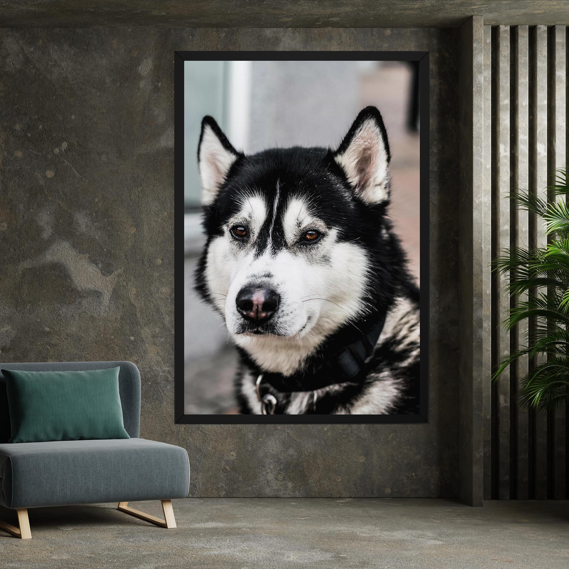 Tablou Canvas Husky Dog mockup 7