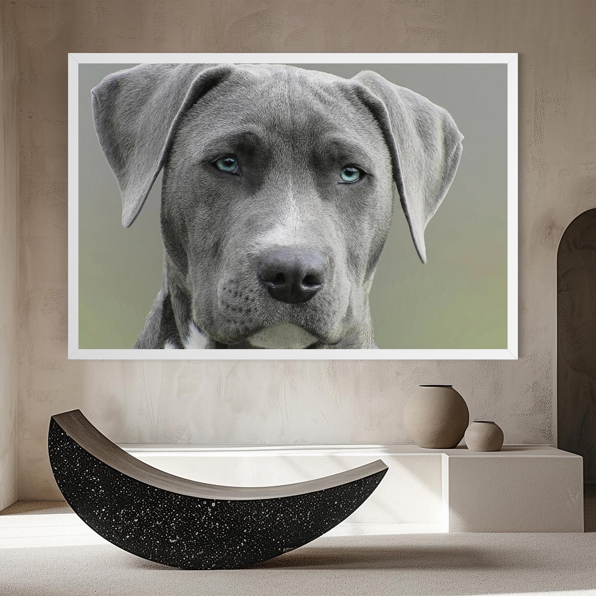 Tablou Canvas Blue Eyes Dog mockup 8