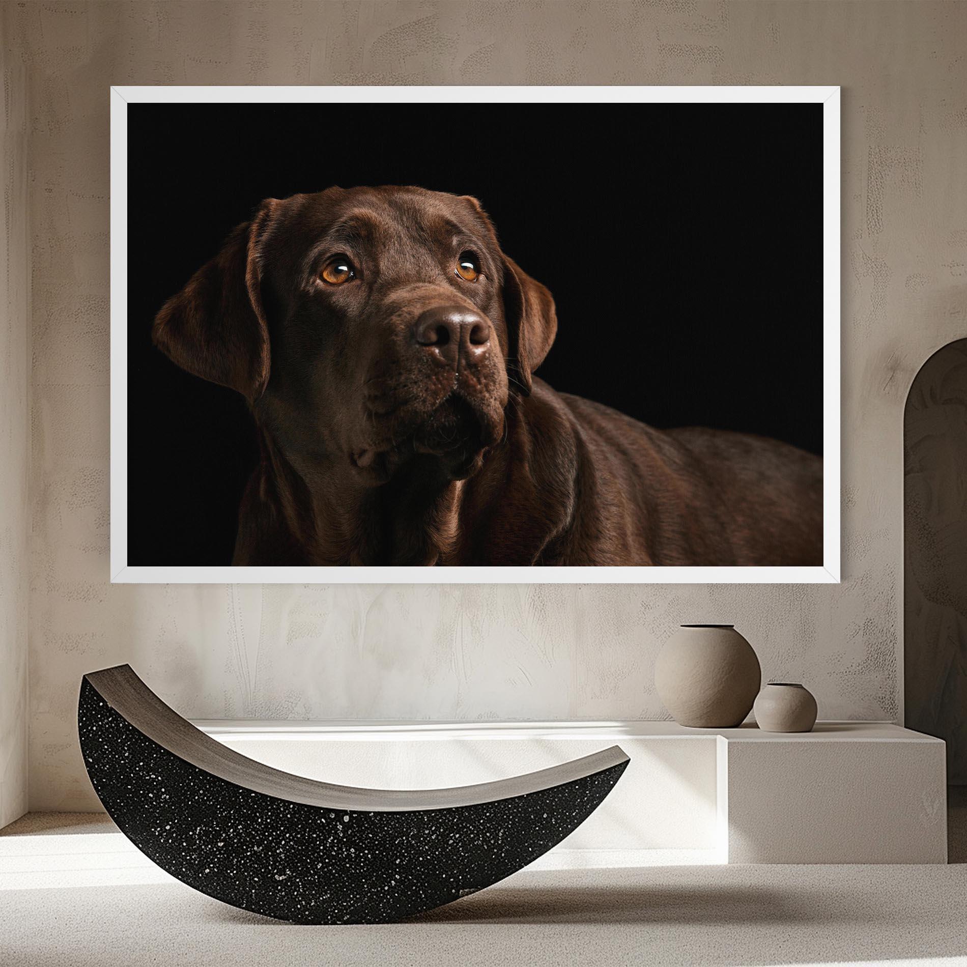 Tablou Canvas Brown Labrador mockup 8