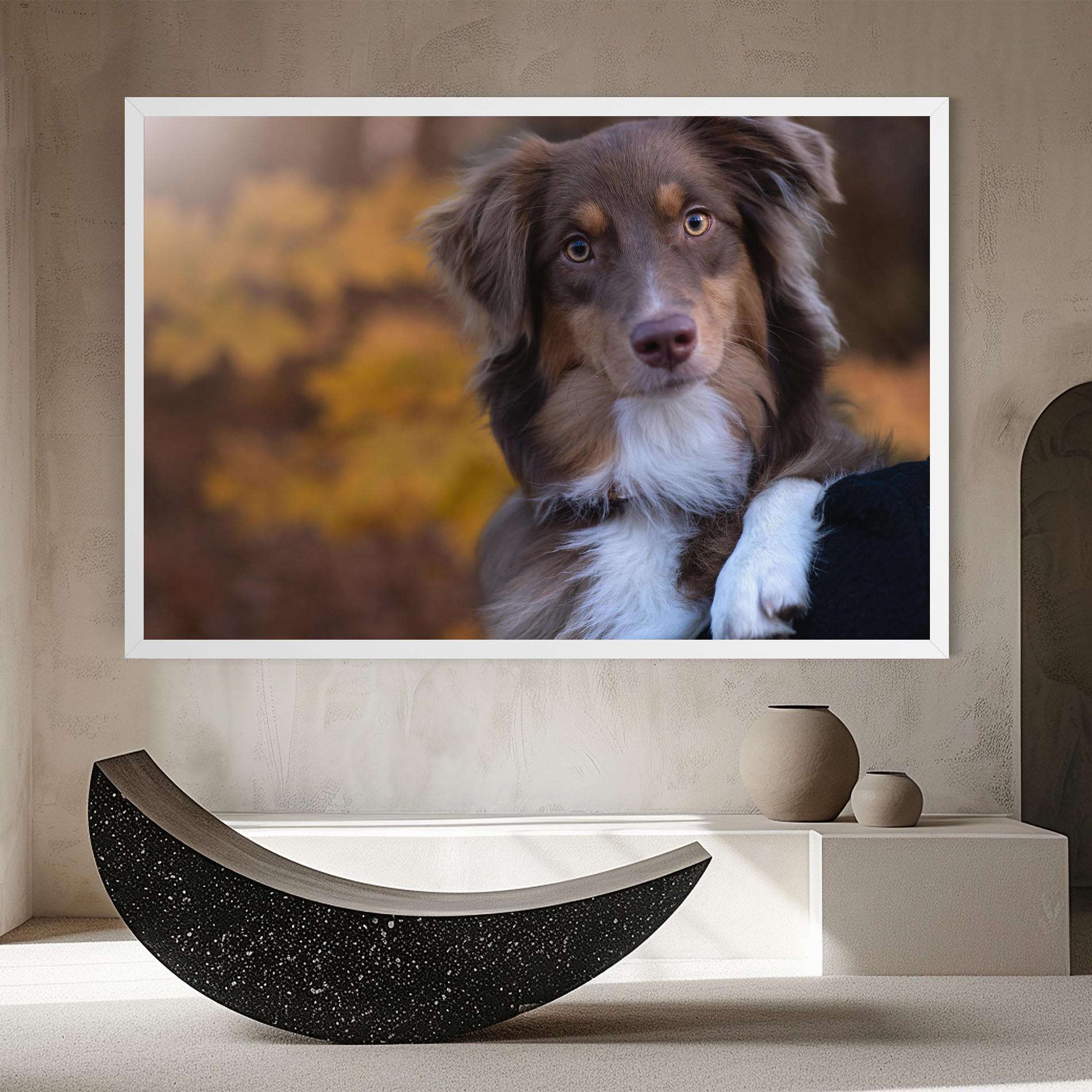 Tablou Canvas Coffee Brown Dog mockup 8