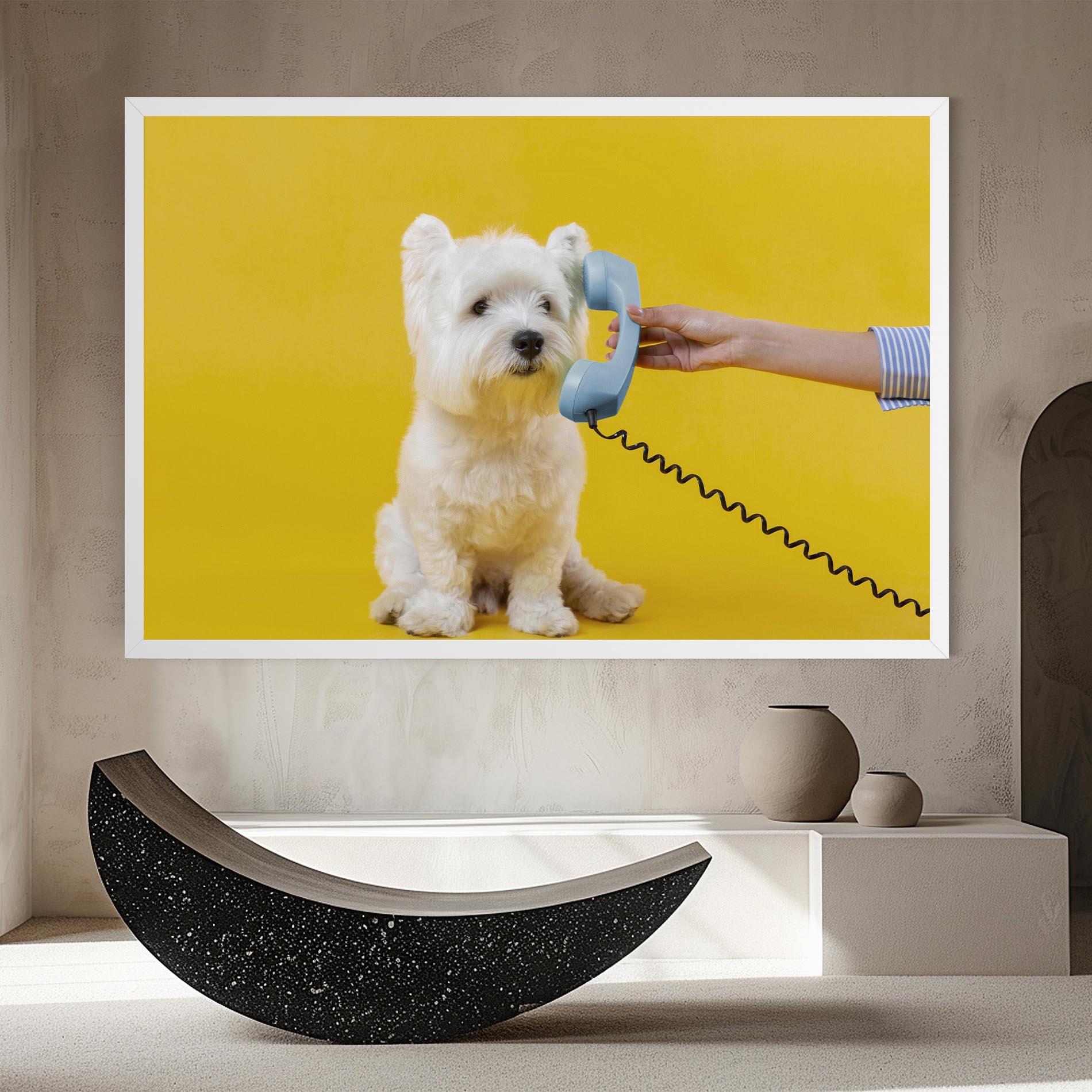 Tablou Canvas Cute Little Dog mockup 8