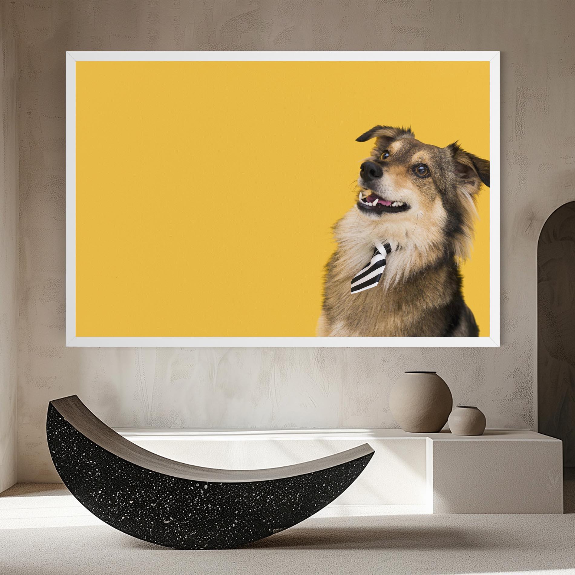 Tablou Canvas Cute Smiling Dog mockup 8