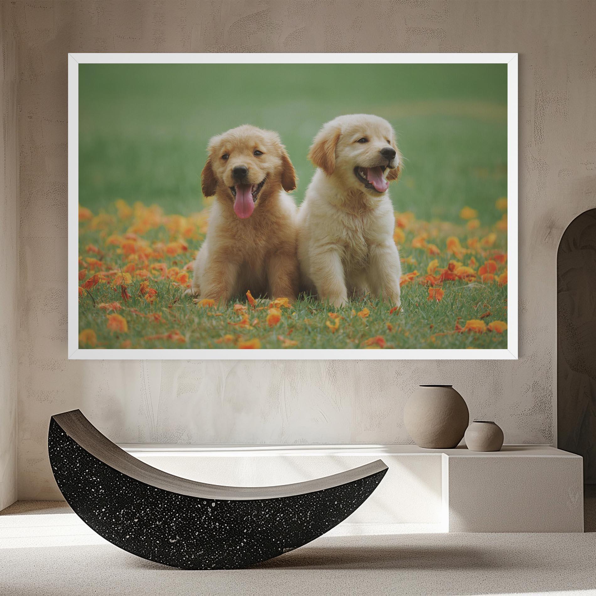 Tablou Canvas Happy Dogs mockup 8