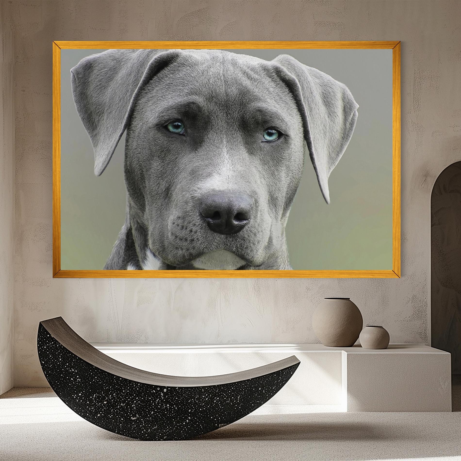 Tablou Canvas Blue Eyes Dog mockup 8