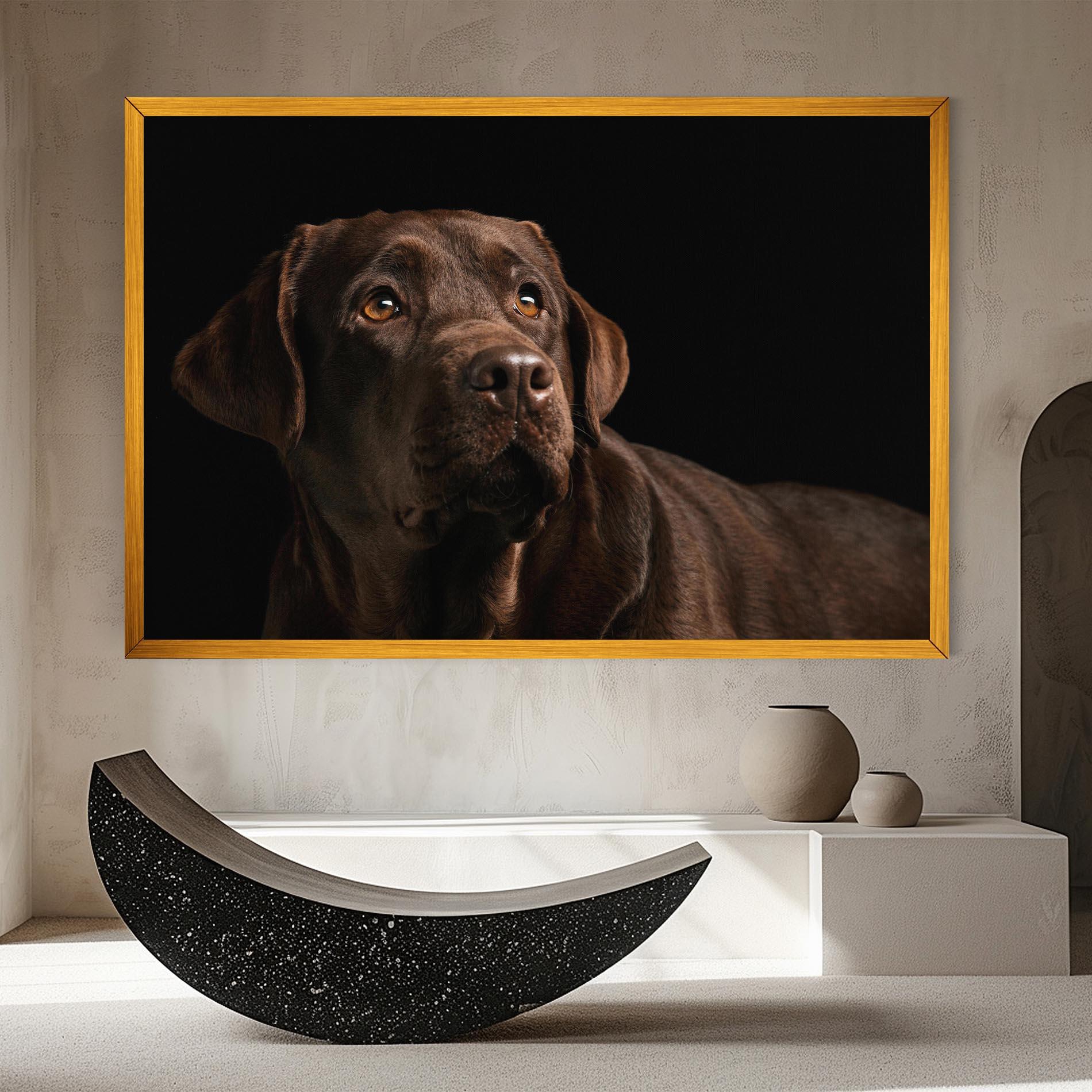 Tablou Canvas Brown Labrador mockup 8