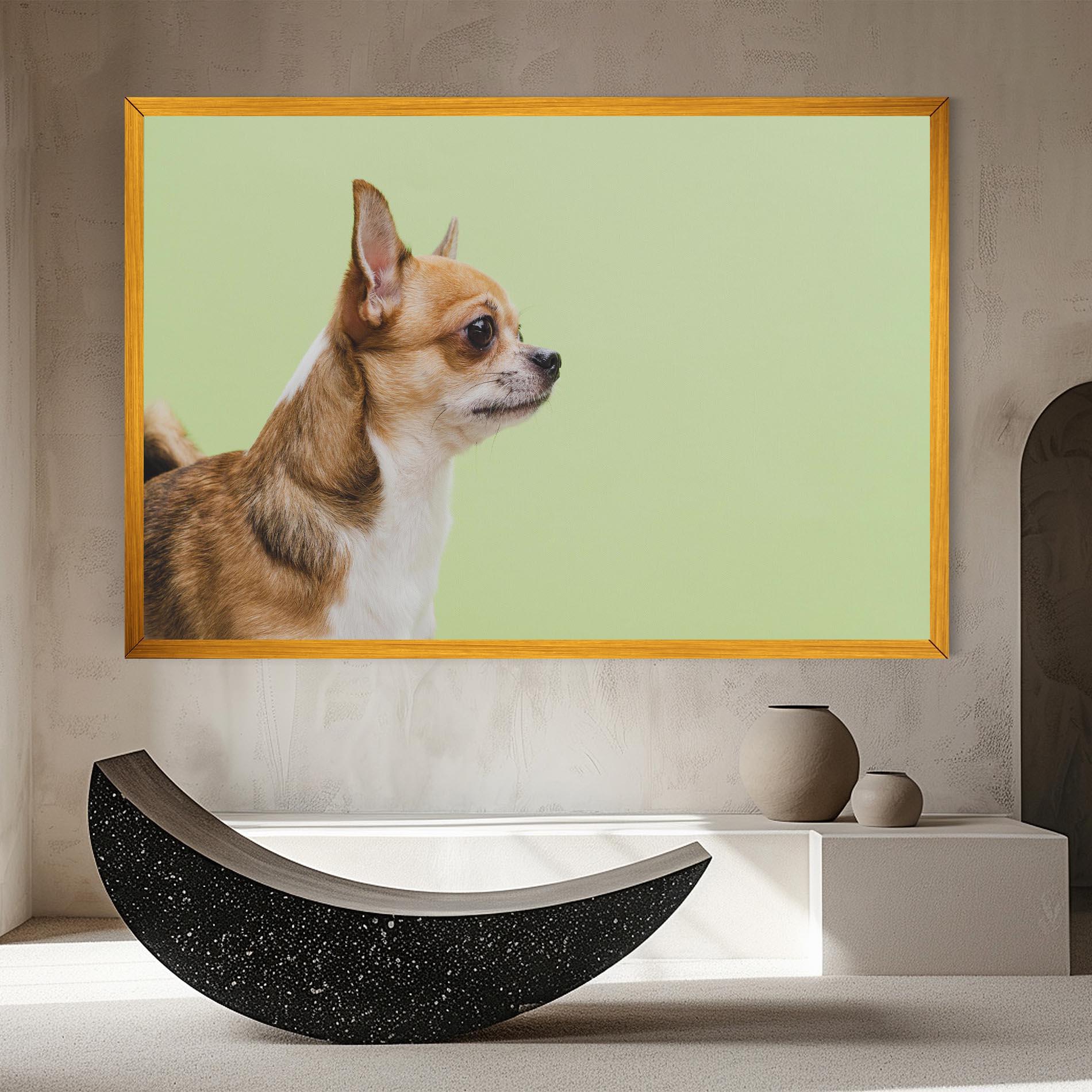 Tablou Canvas Chihuahua Dog mockup 8