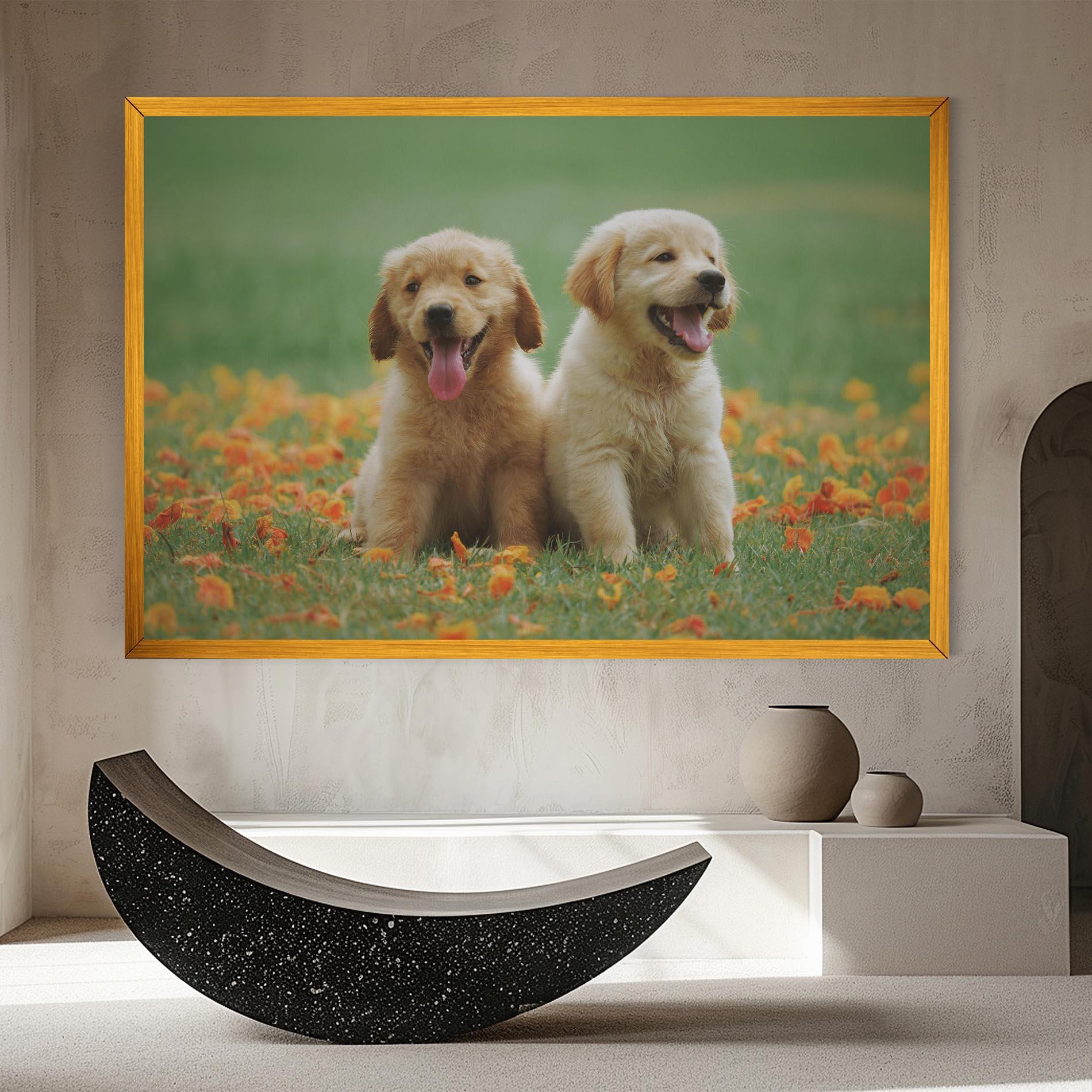 Tablou Canvas Happy Dogs mockup 8