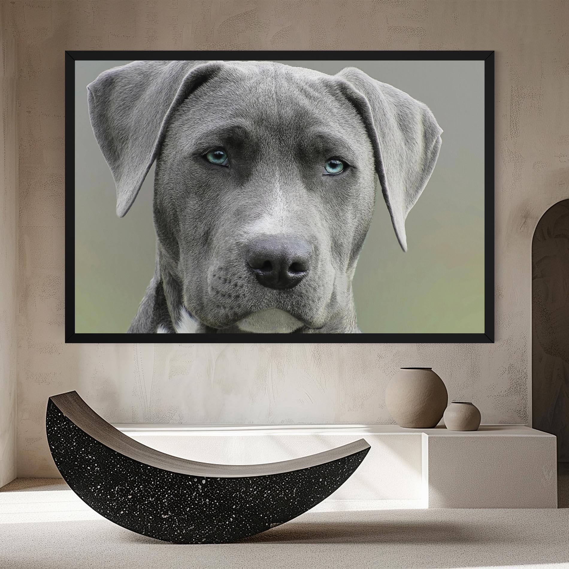 Tablou Canvas Blue Eyes Dog mockup 8